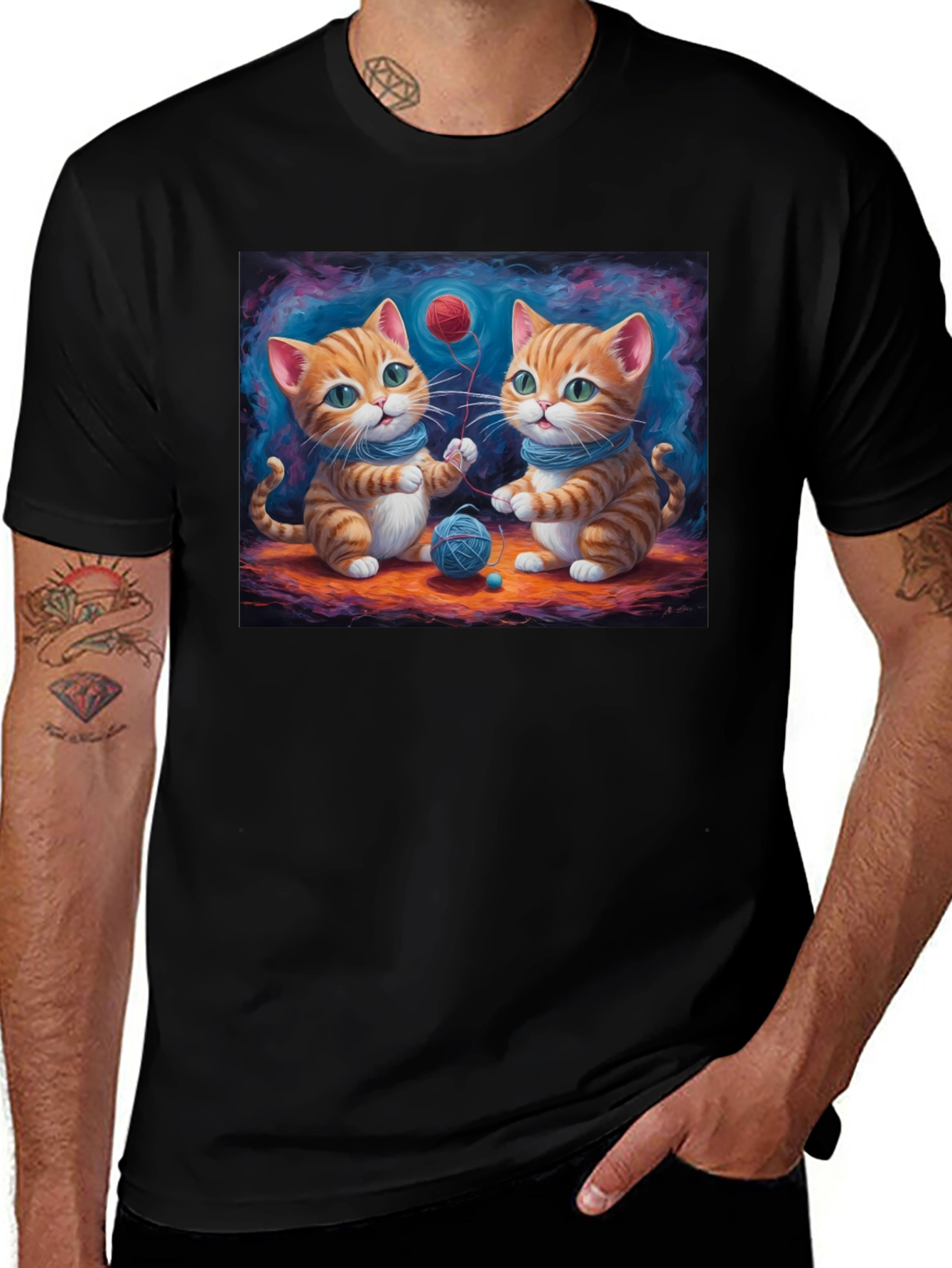 Cute Kitten Graphic T-Shirt