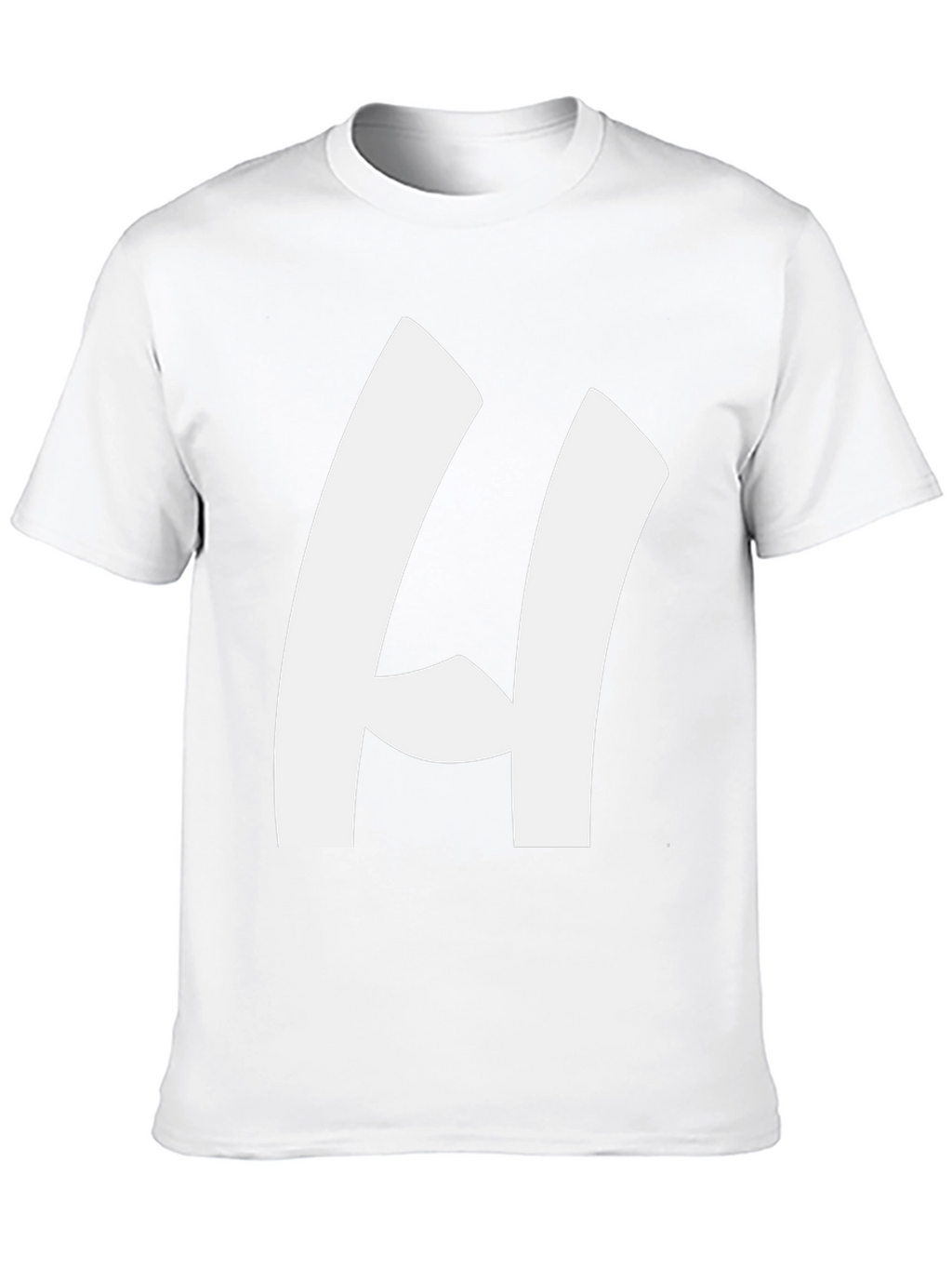 Bold H Black T-Shirt - Modern Casual Style
