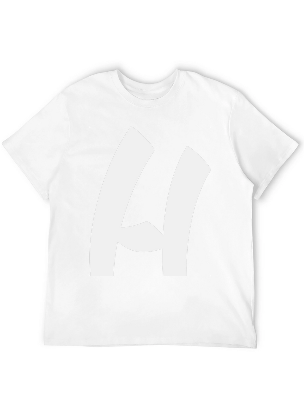 Bold H Black T-Shirt - Modern Casual Style