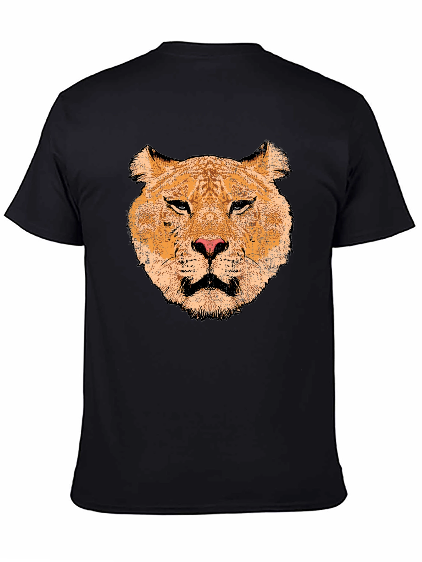 Lioness Graphic Print Black T-Shirt