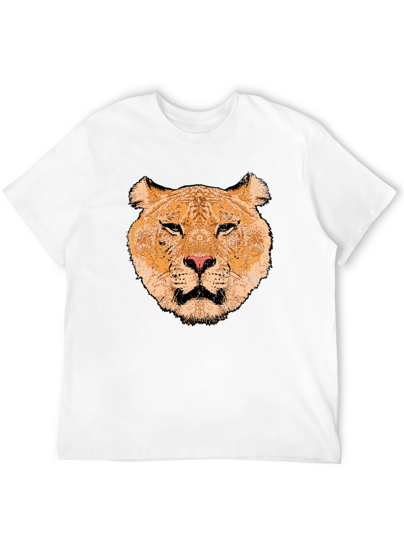 Lioness Graphic Print Black T-Shirt