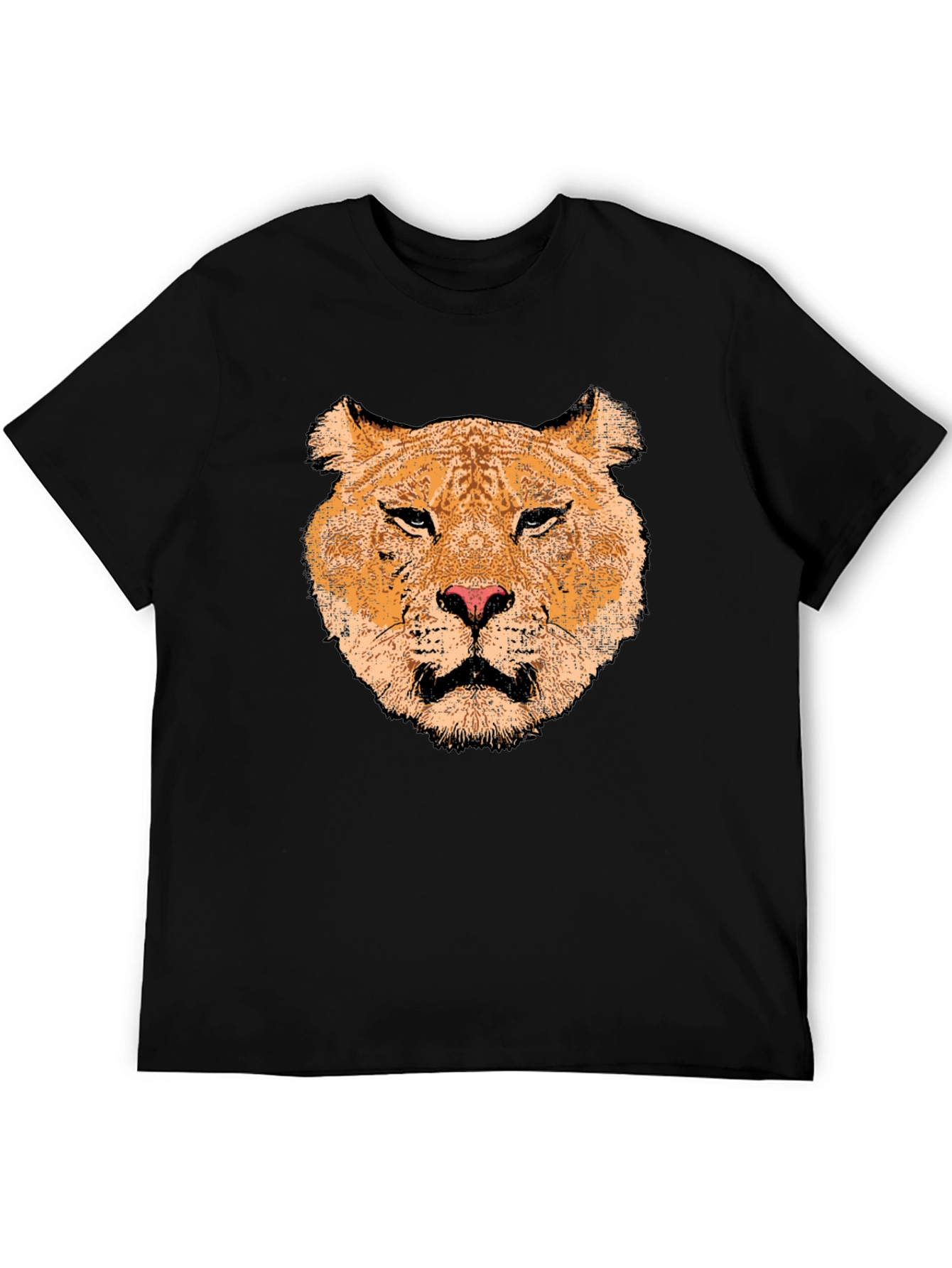 Lioness Graphic Print Black T-Shirt