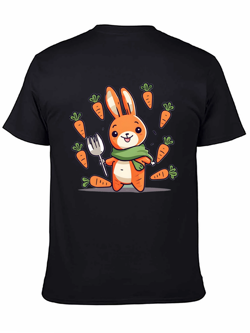 Bunny Carrot T-Shirt - Cute Cartoon Design