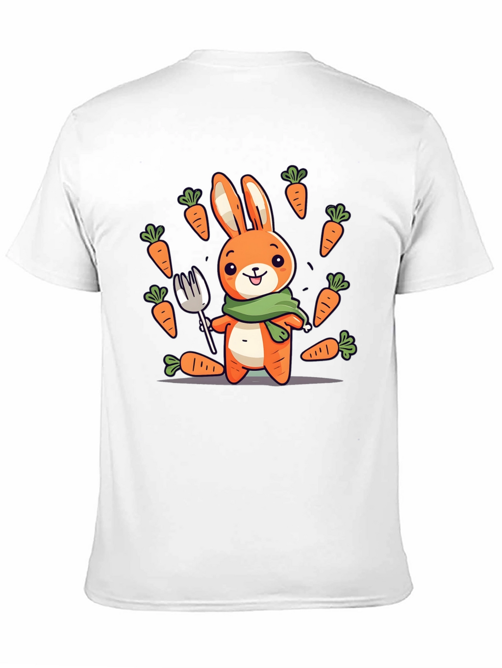 Bunny Carrot T-Shirt - Cute Cartoon Design