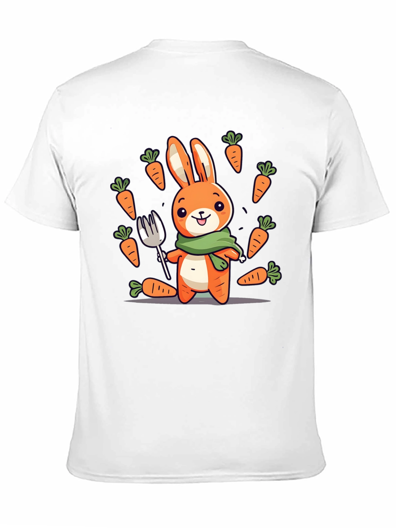 Bunny Carrot T-Shirt - Cute Cartoon Design