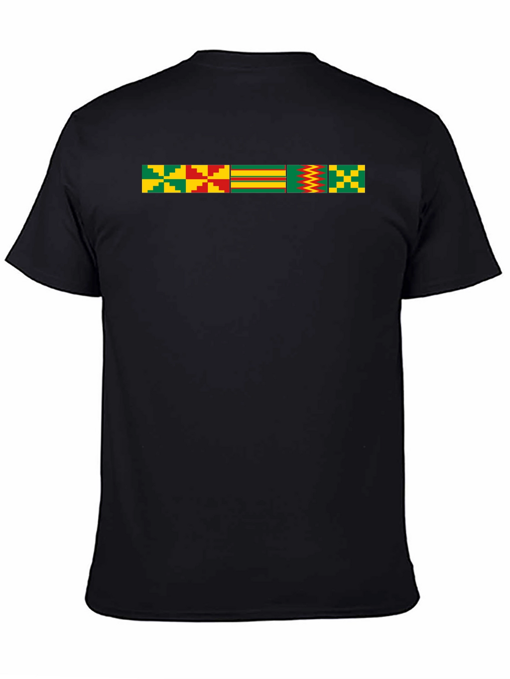Kente Cloth Inspired Graphic T-Shirt