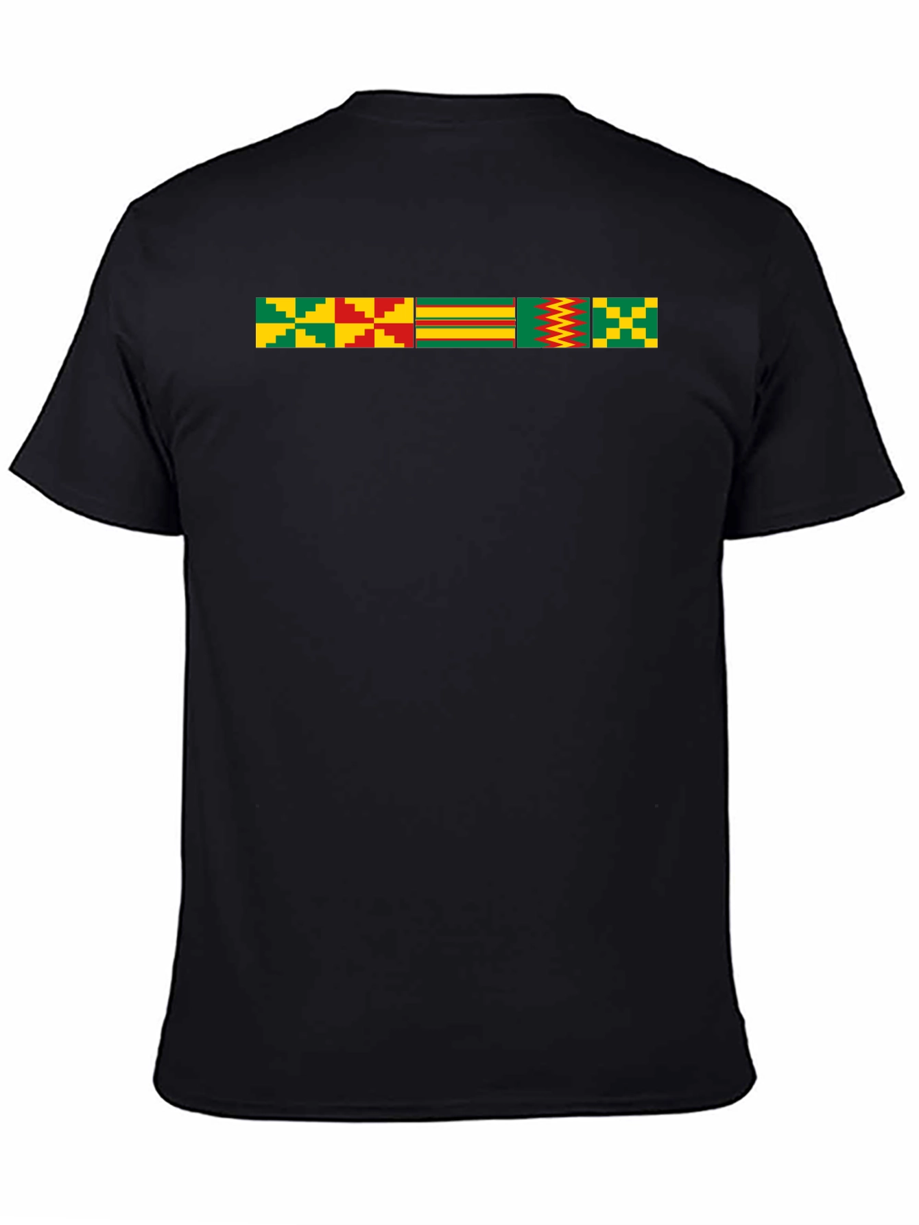 Kente Cloth Inspired Graphic T-Shirt