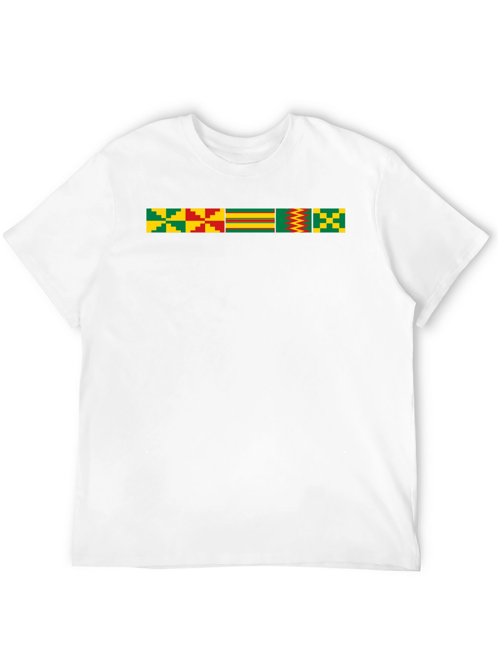 Kente Cloth Inspired Graphic T-Shirt
