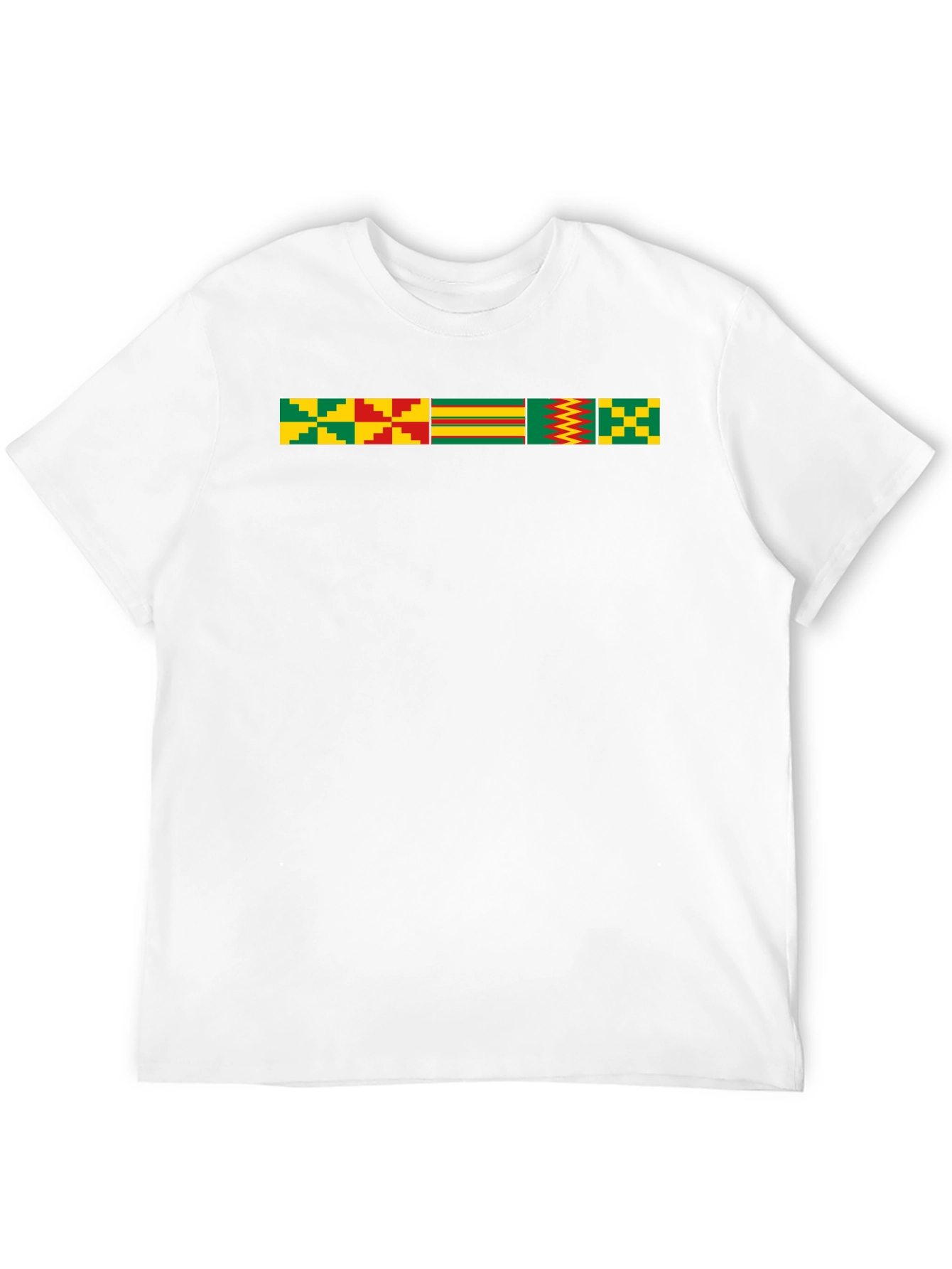 Kente Cloth Inspired Graphic T-Shirt