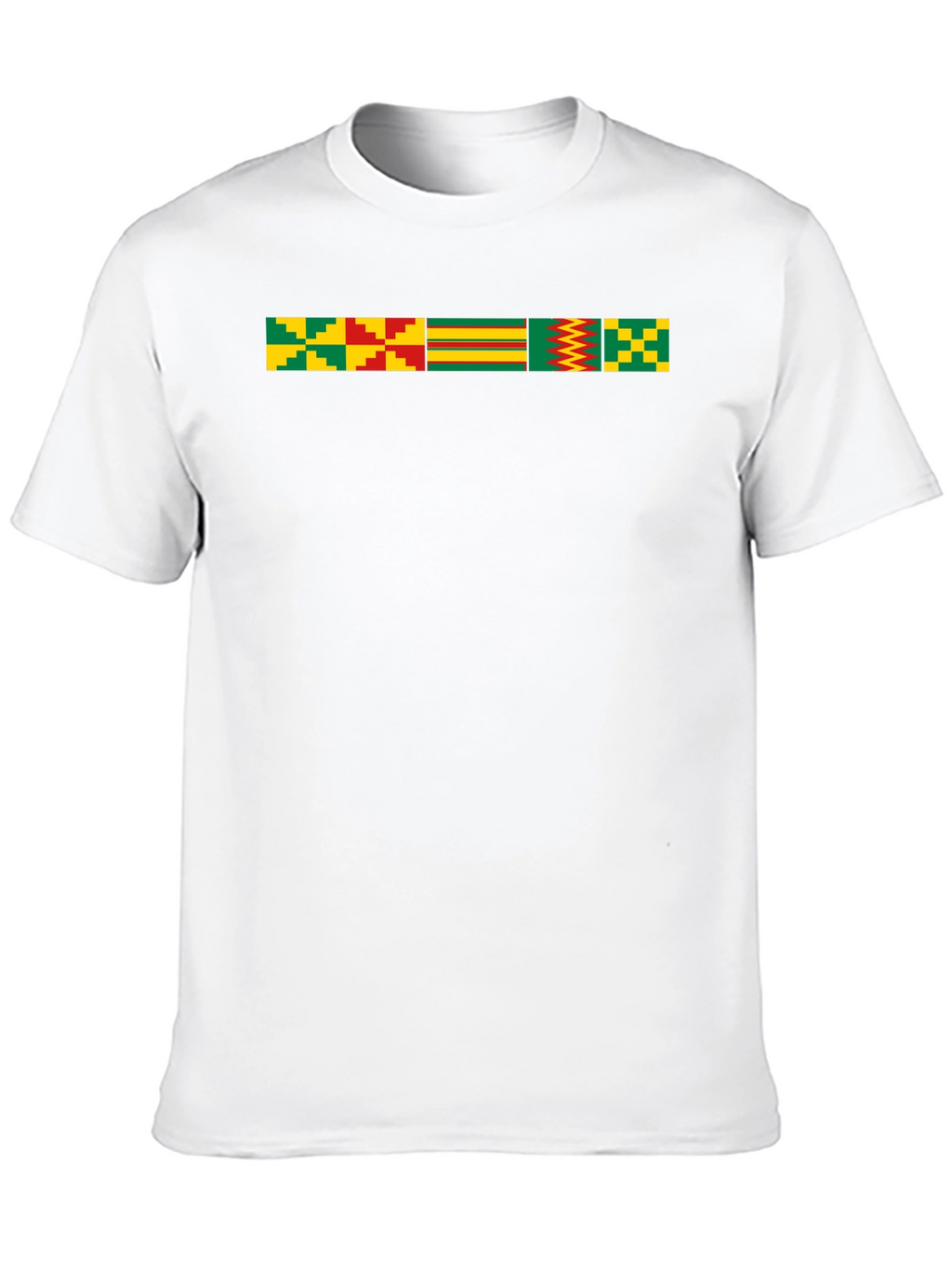 Kente Cloth Inspired Graphic T-Shirt