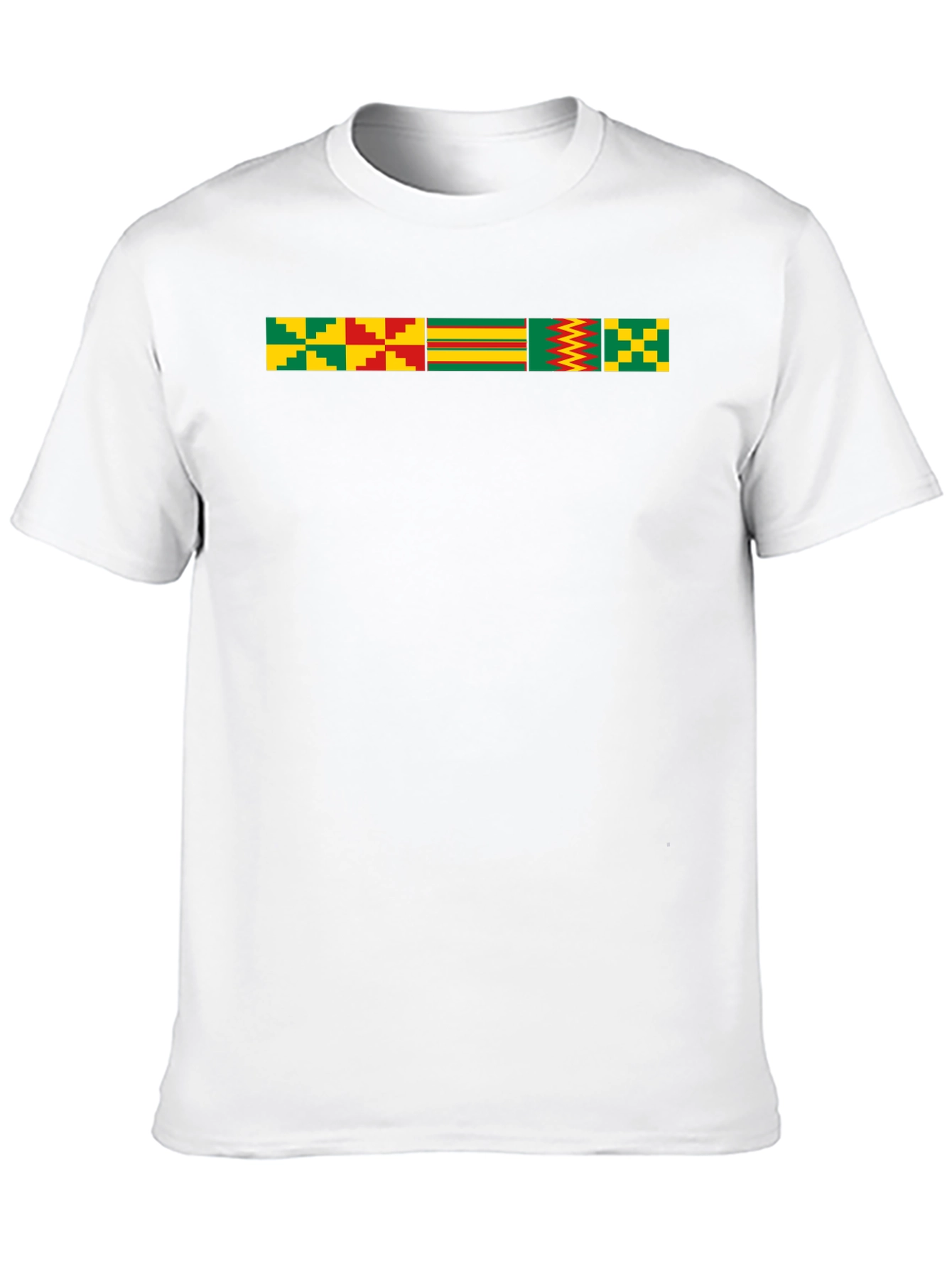 Kente Cloth Inspired Graphic T-Shirt