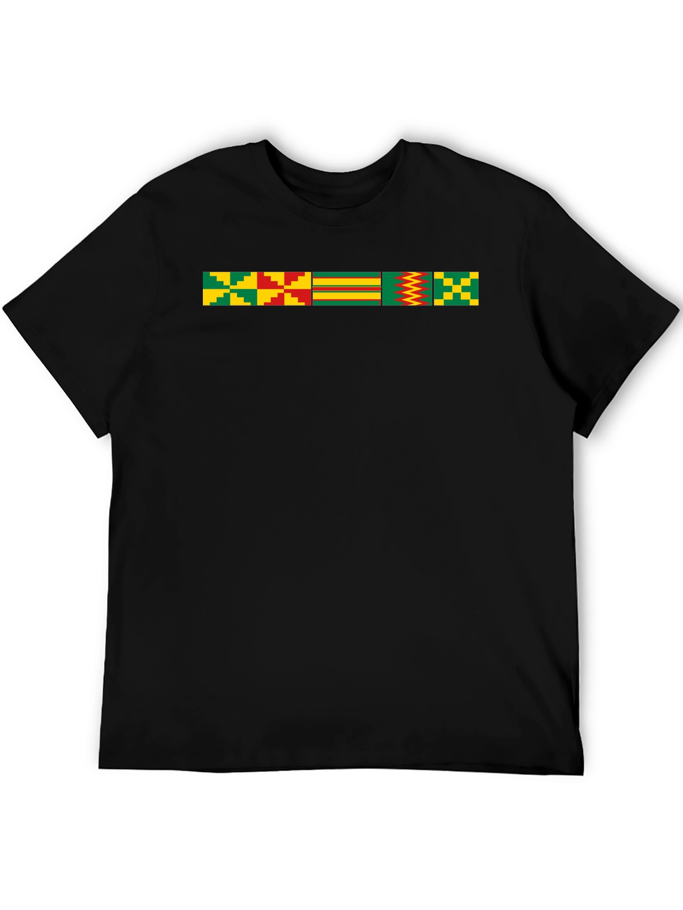 Kente Cloth Inspired Graphic T-Shirt