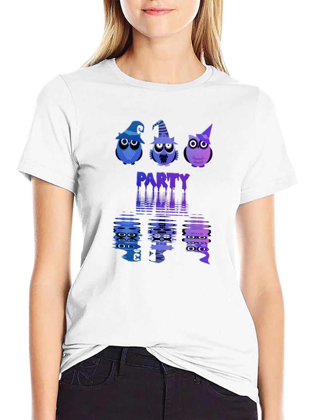 Halloween Owl Party Graphic Tee