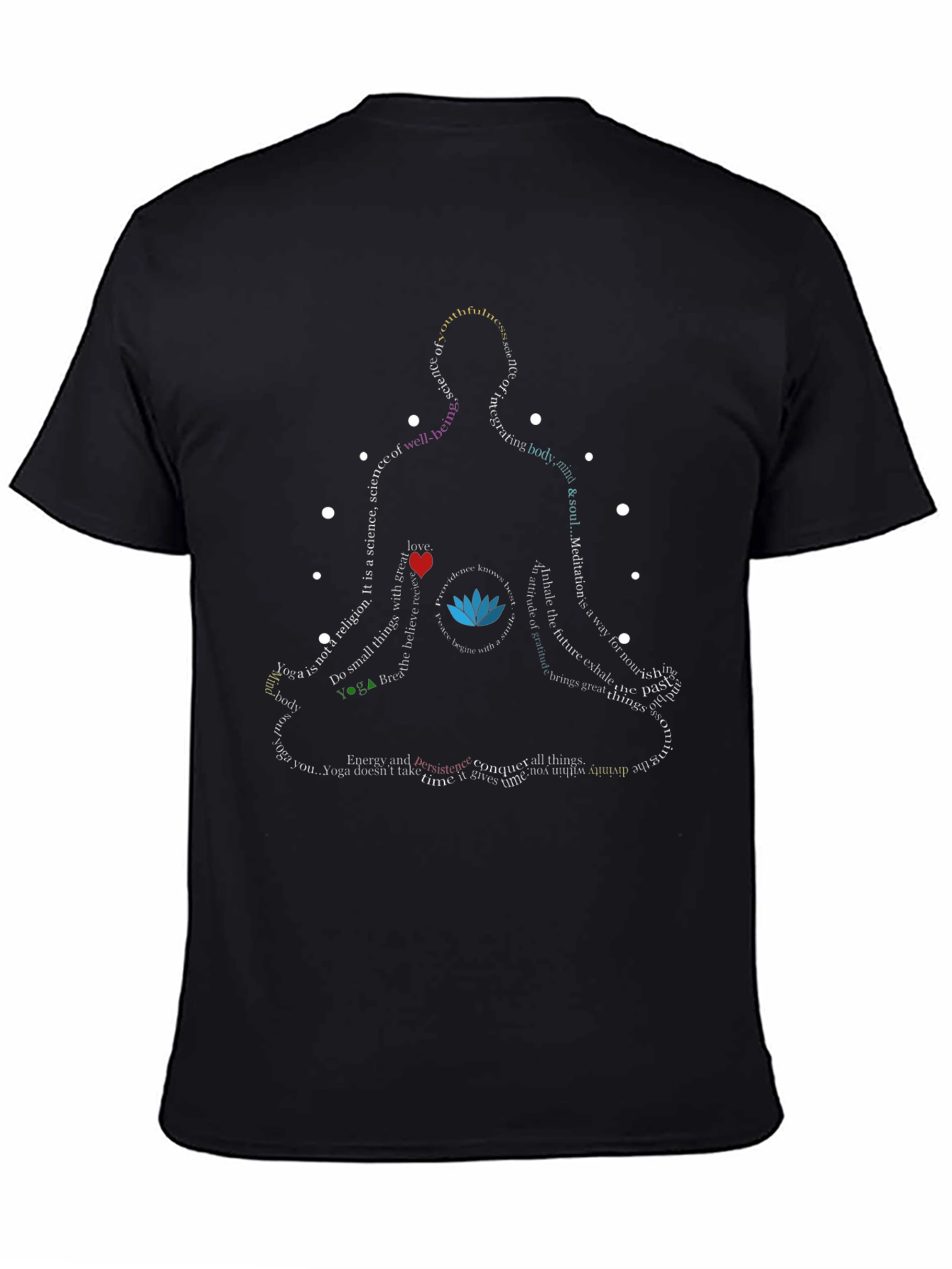 Yoga Meditation Graphic Tee - Science of Well-being