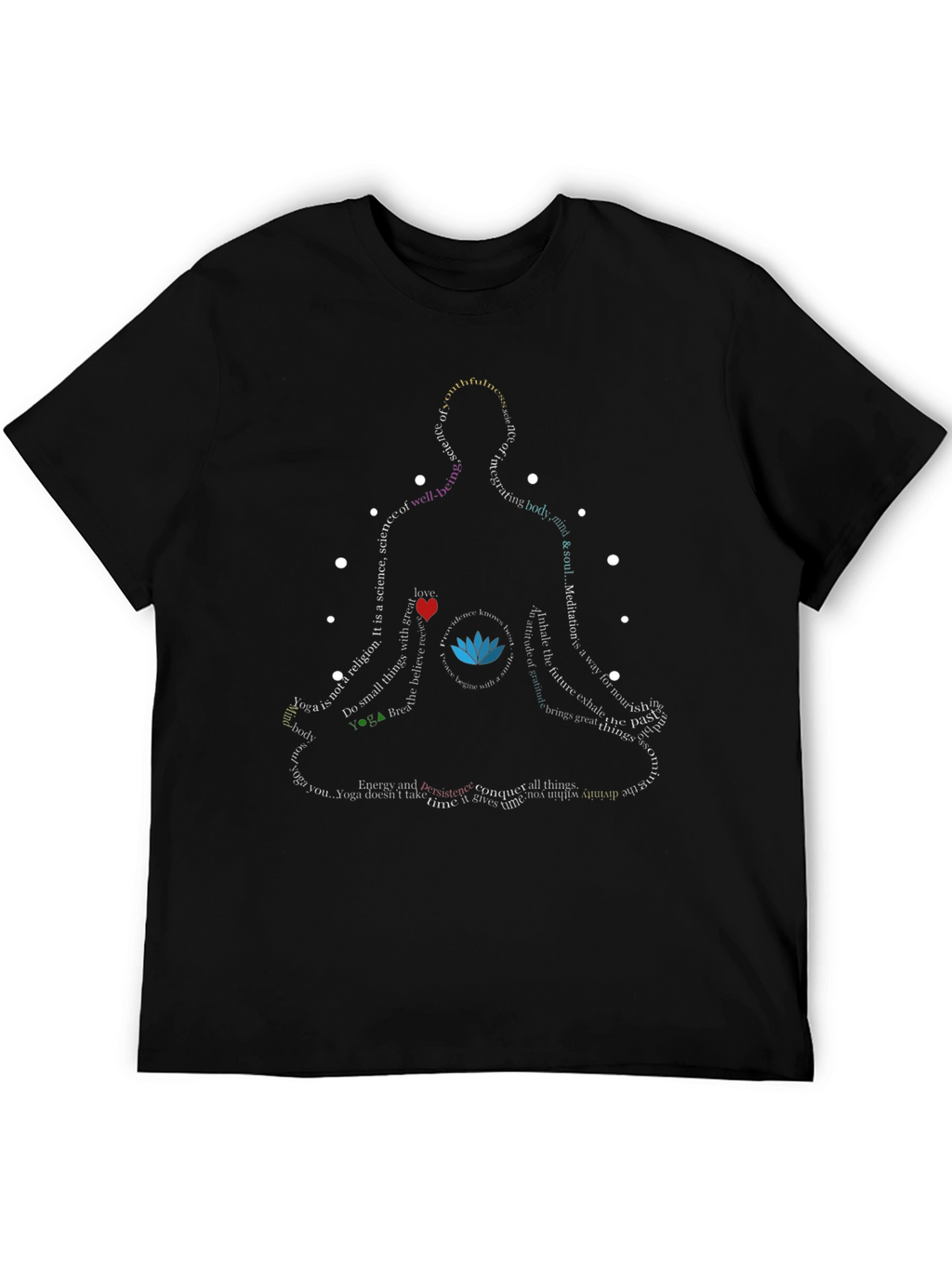 Yoga Meditation Graphic Tee - Science of Well-being