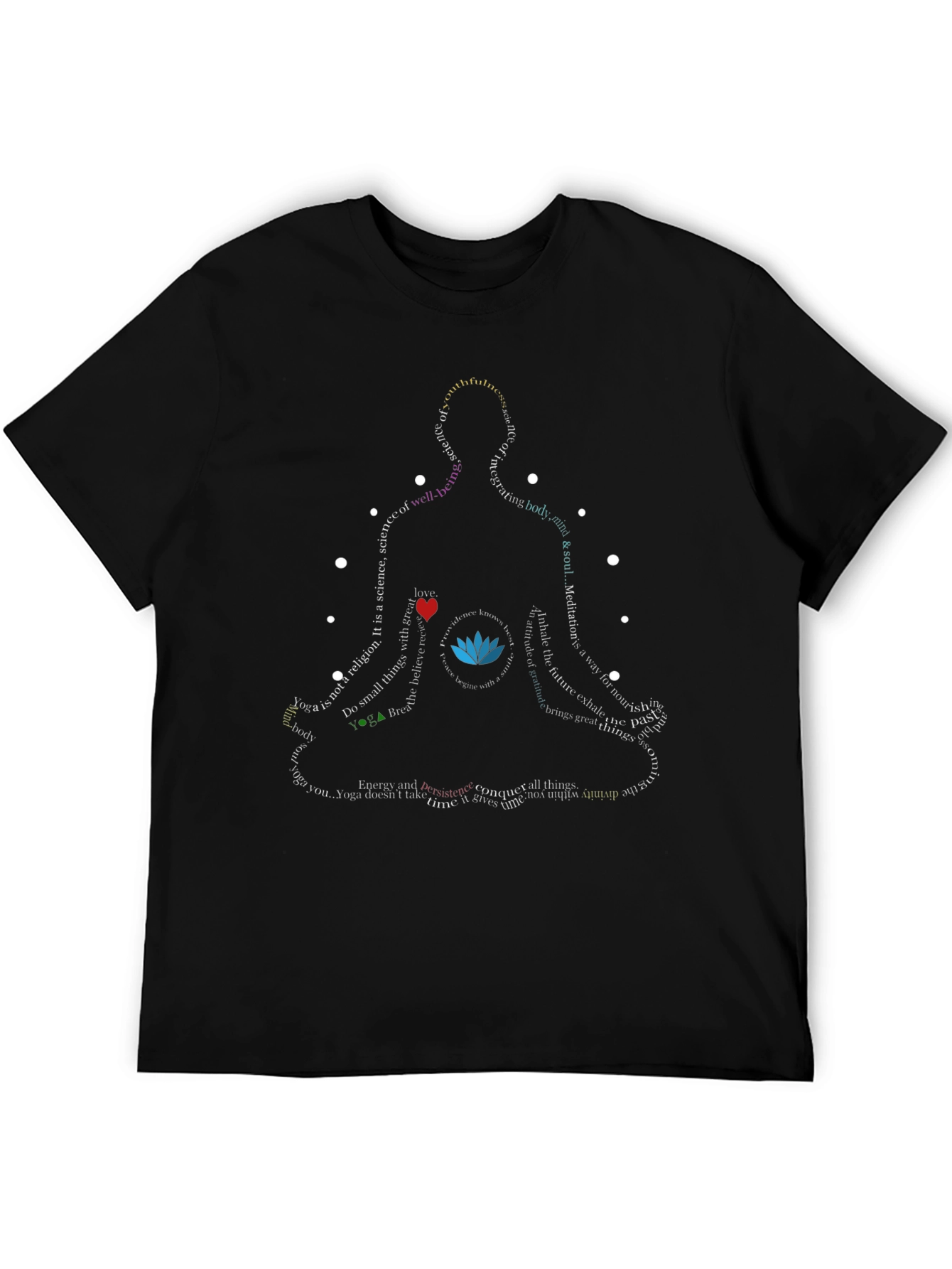 Yoga Meditation Graphic Tee - Science of Well-being
