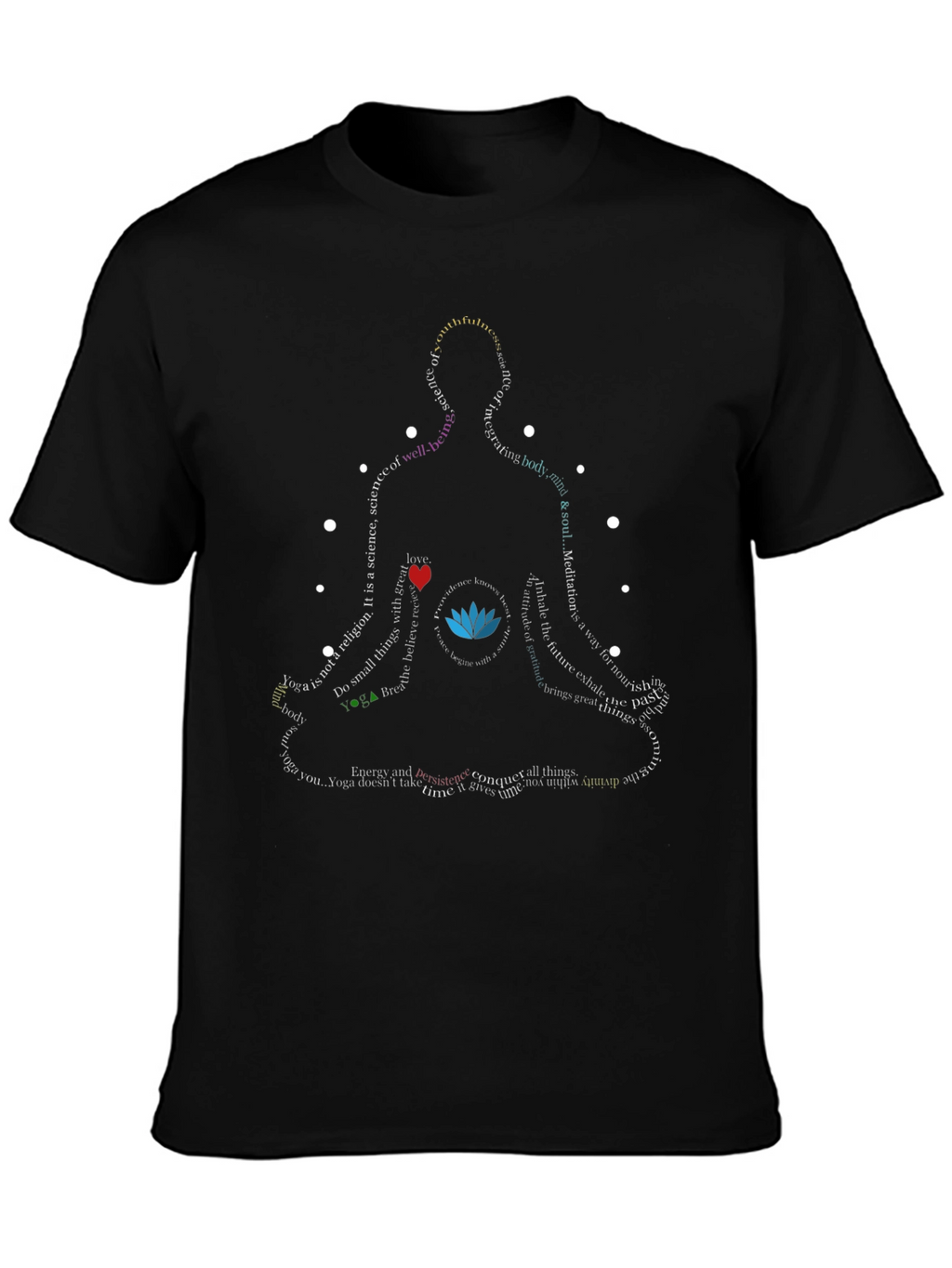 Yoga Meditation Graphic Tee - Science of Well-being