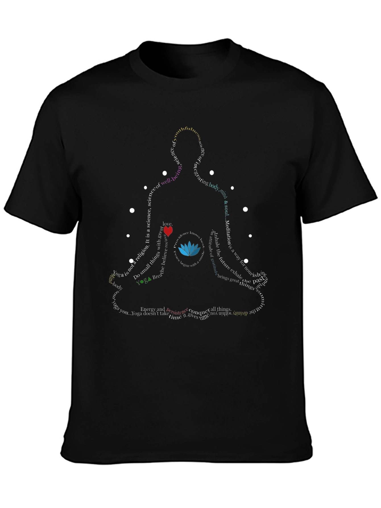 Yoga Meditation Graphic Tee - Science of Well-being