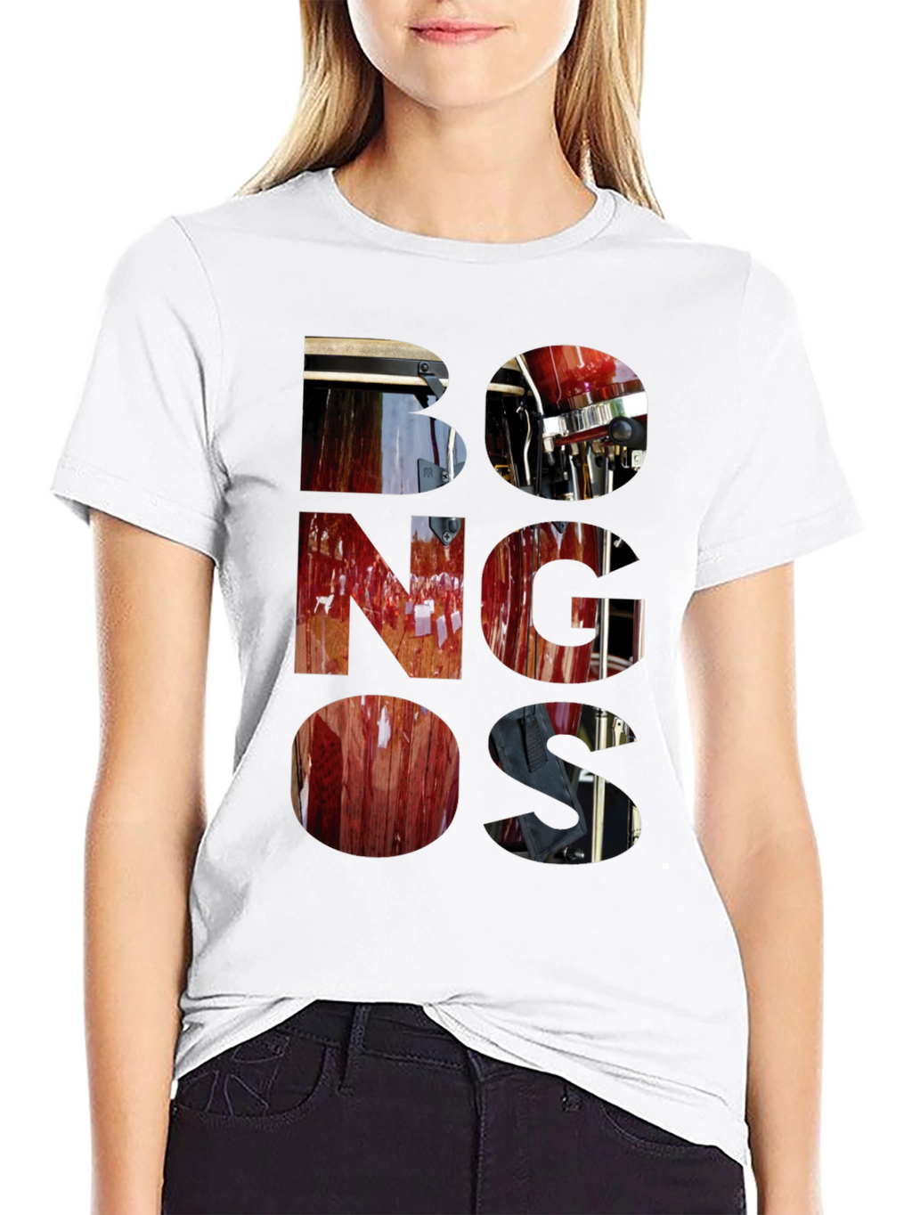 Bongos Graphic T-Shirt - Stylish Music Lover Tee