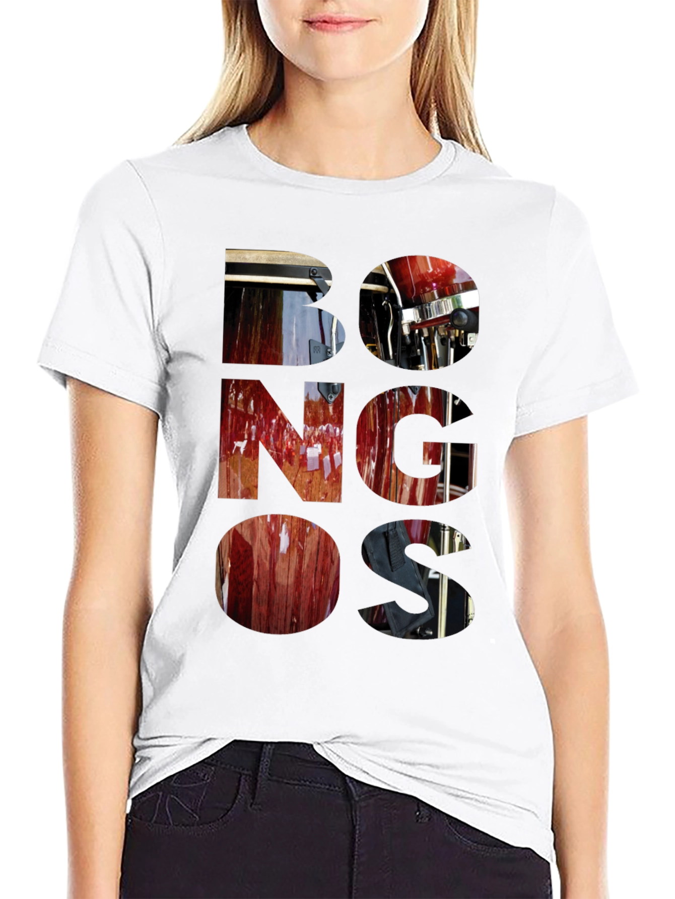 Bongos Graphic T-Shirt - Stylish Music Lover Tee