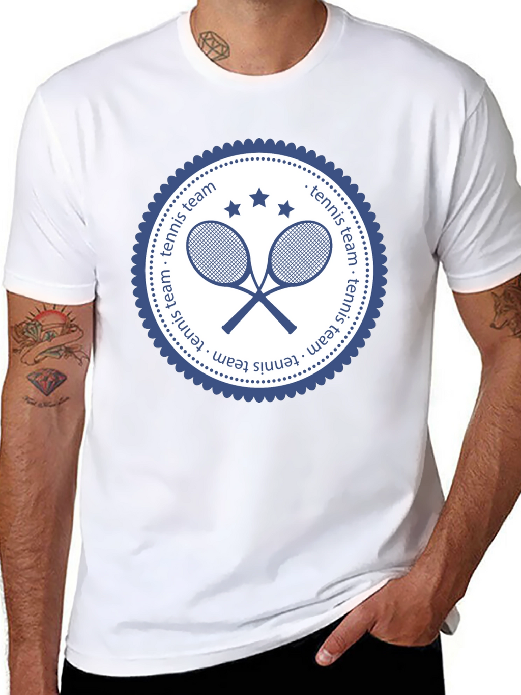 Tennis Team T-Shirt -  Stylish & Comfortable Tee