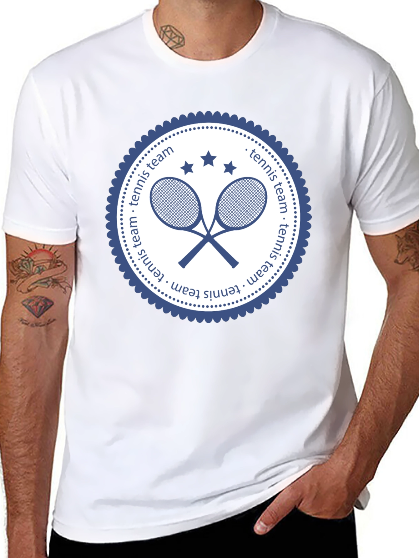 Tennis Team T-Shirt -  Stylish & Comfortable Tee