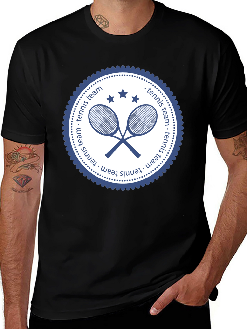 Tennis Team T-Shirt -  Stylish & Comfortable Tee
