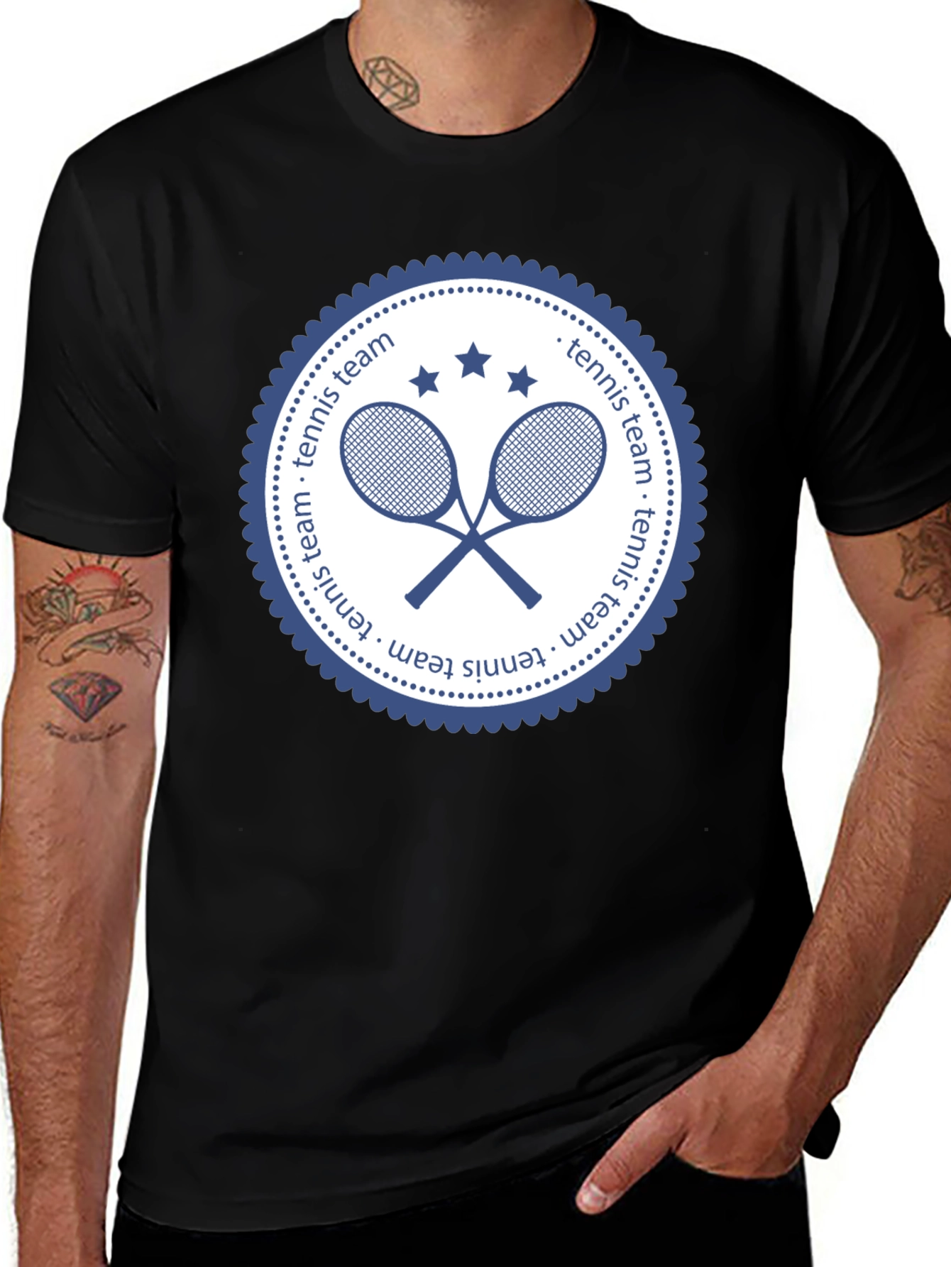 Tennis Team T-Shirt -  Stylish & Comfortable Tee
