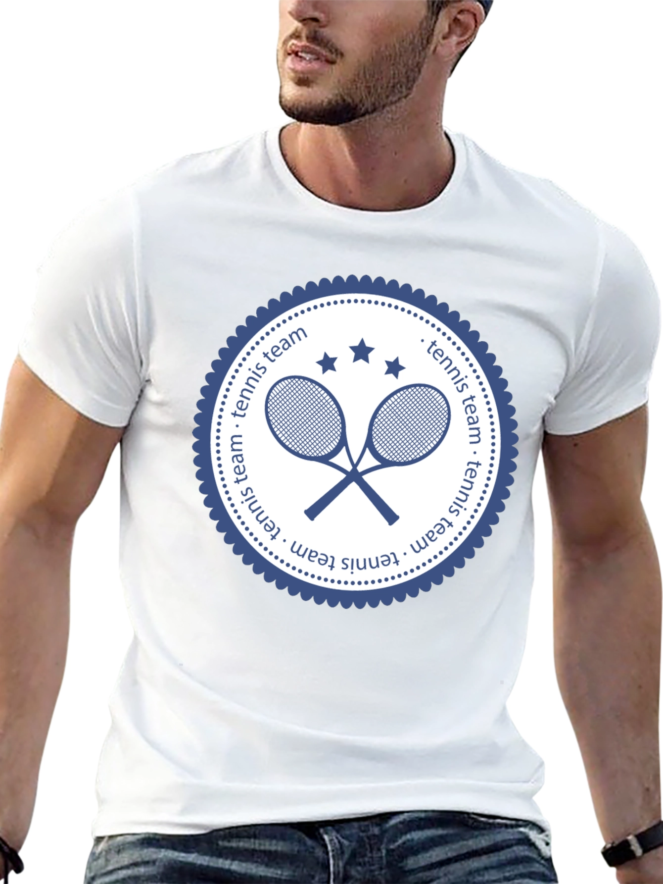 Tennis Team T-Shirt -  Stylish & Comfortable Tee