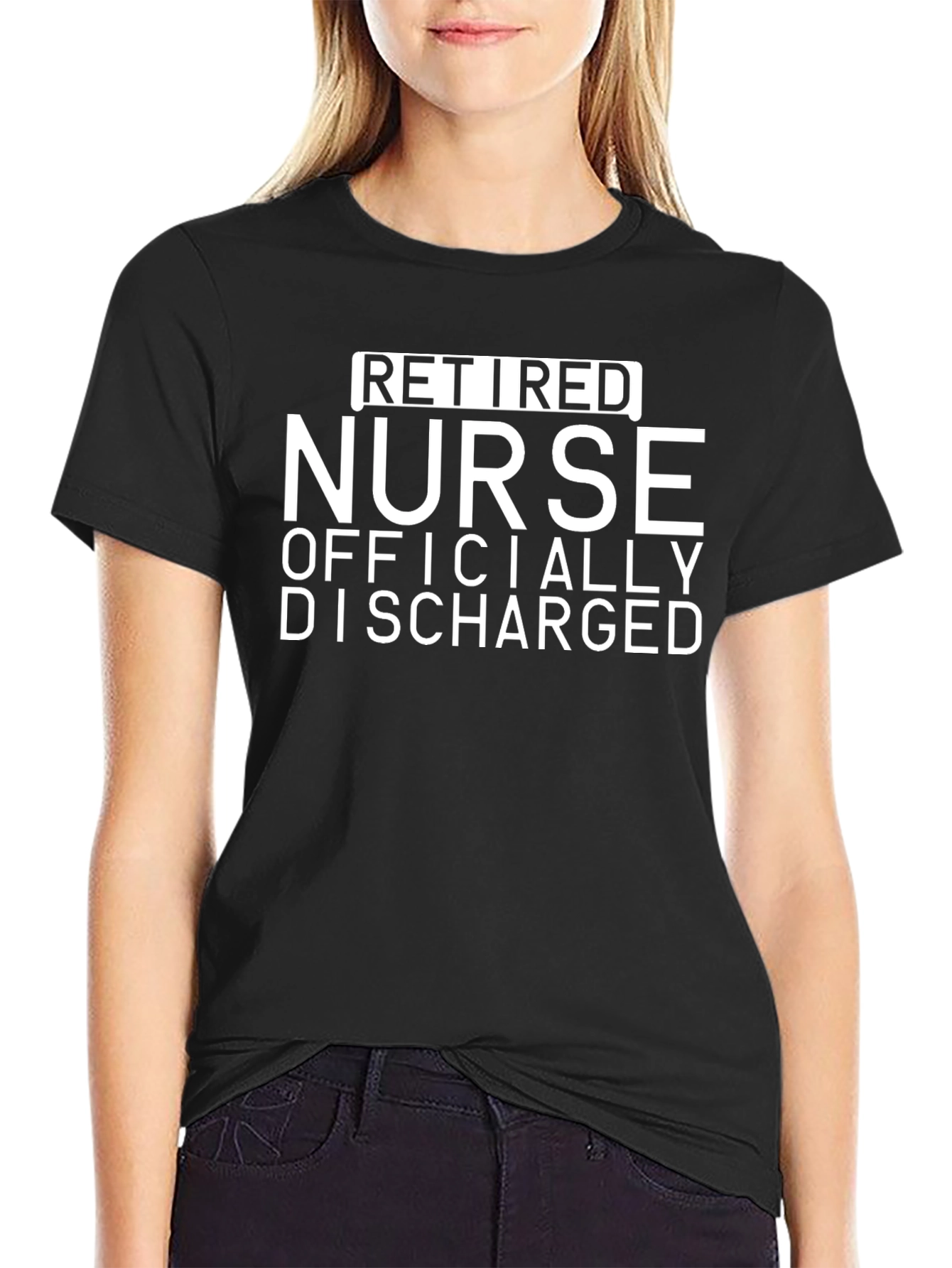 Retired Nurse T-Shirt - Officially Discharged