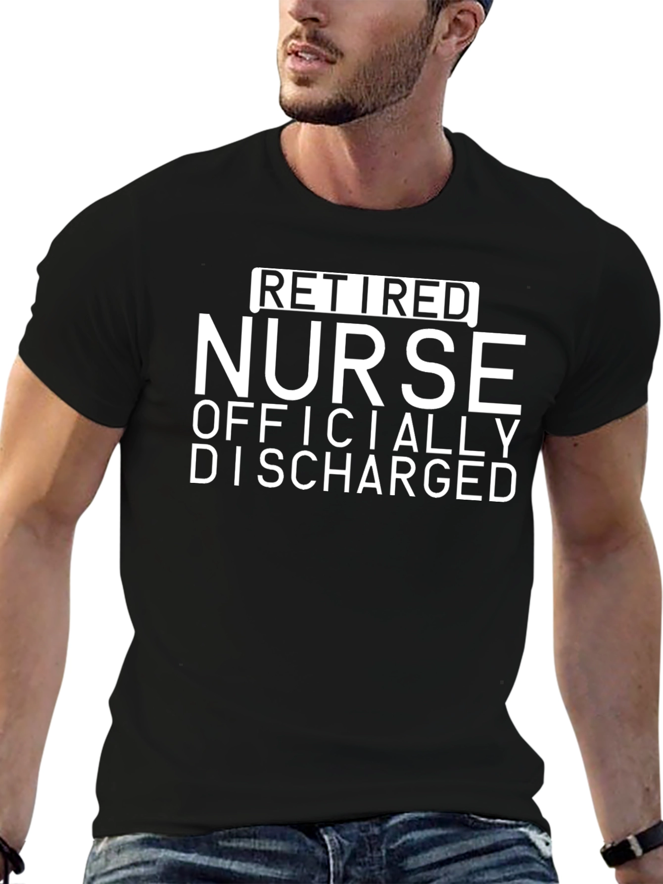 Retired Nurse T-Shirt - Officially Discharged