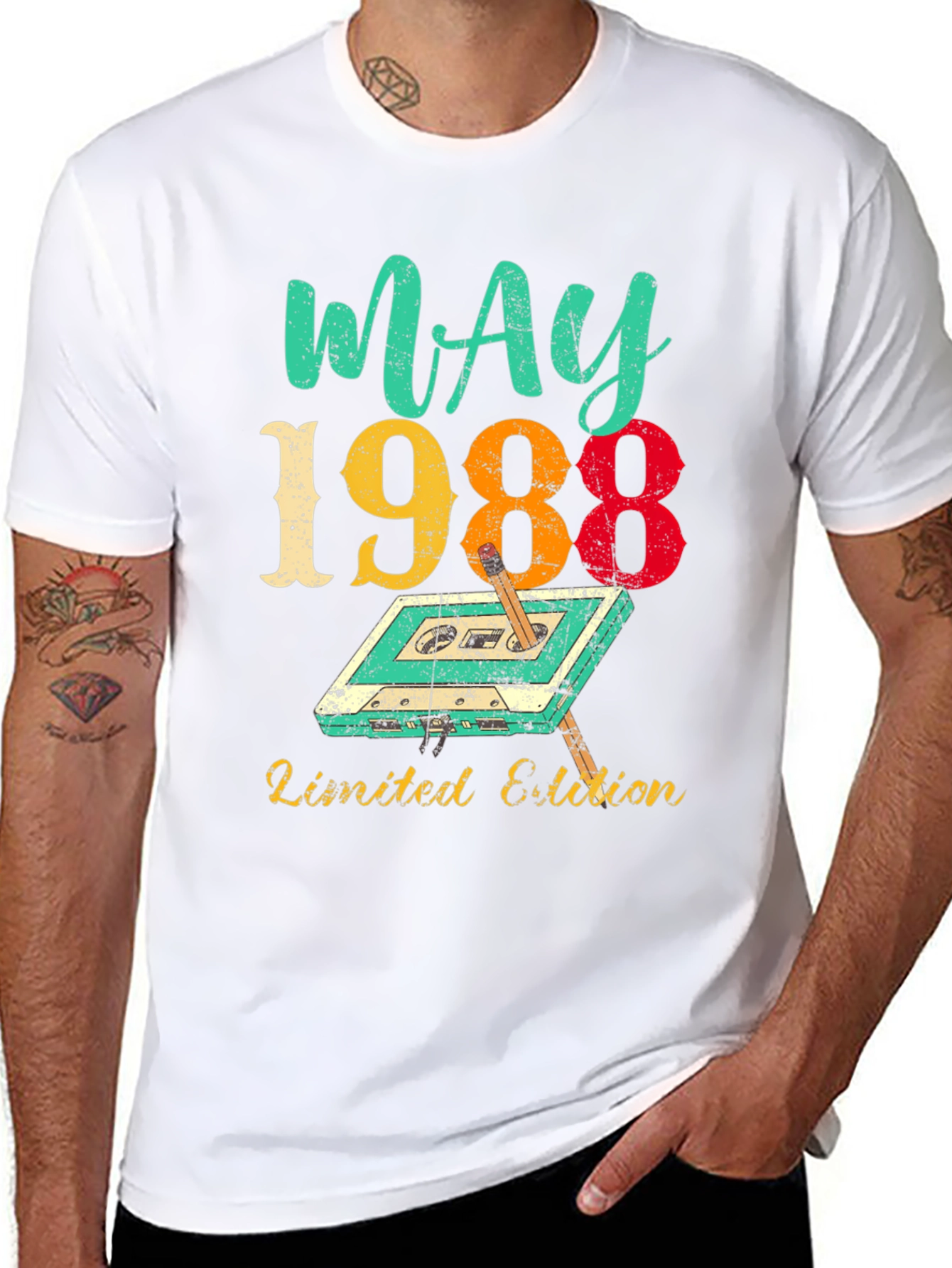 May 1988 Limited Edition Cassette Tape T-Shirt