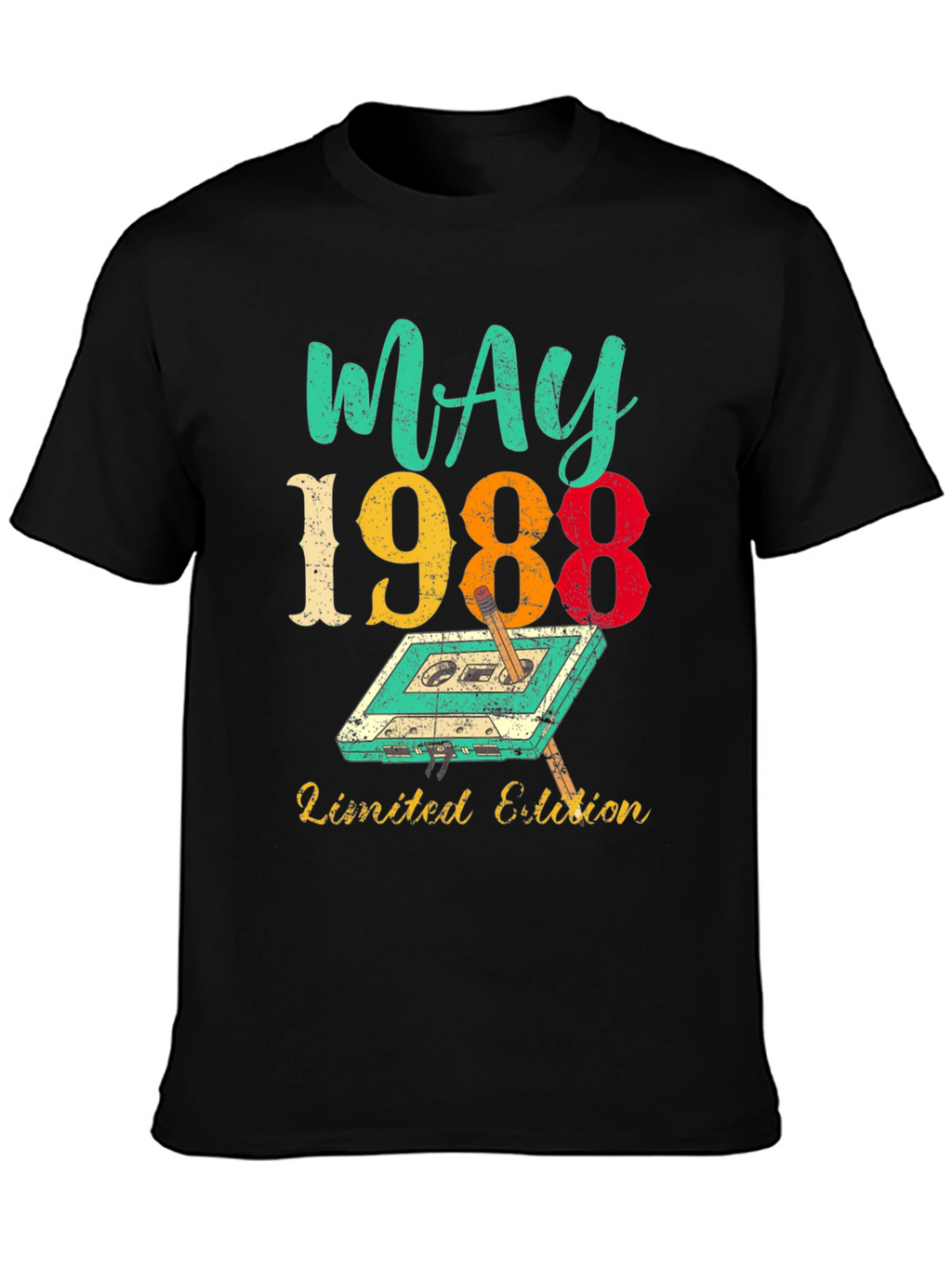 May 1988 Limited Edition Cassette Tape T-Shirt