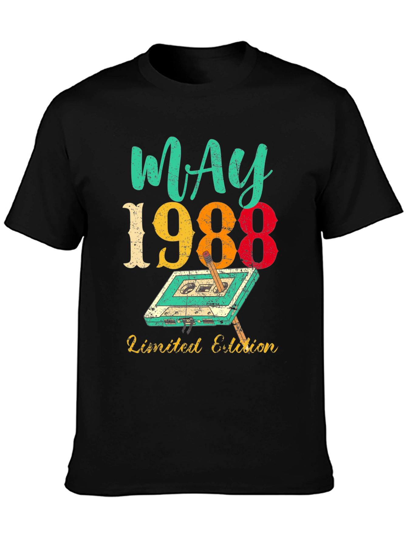 May 1988 Limited Edition Cassette Tape T-Shirt
