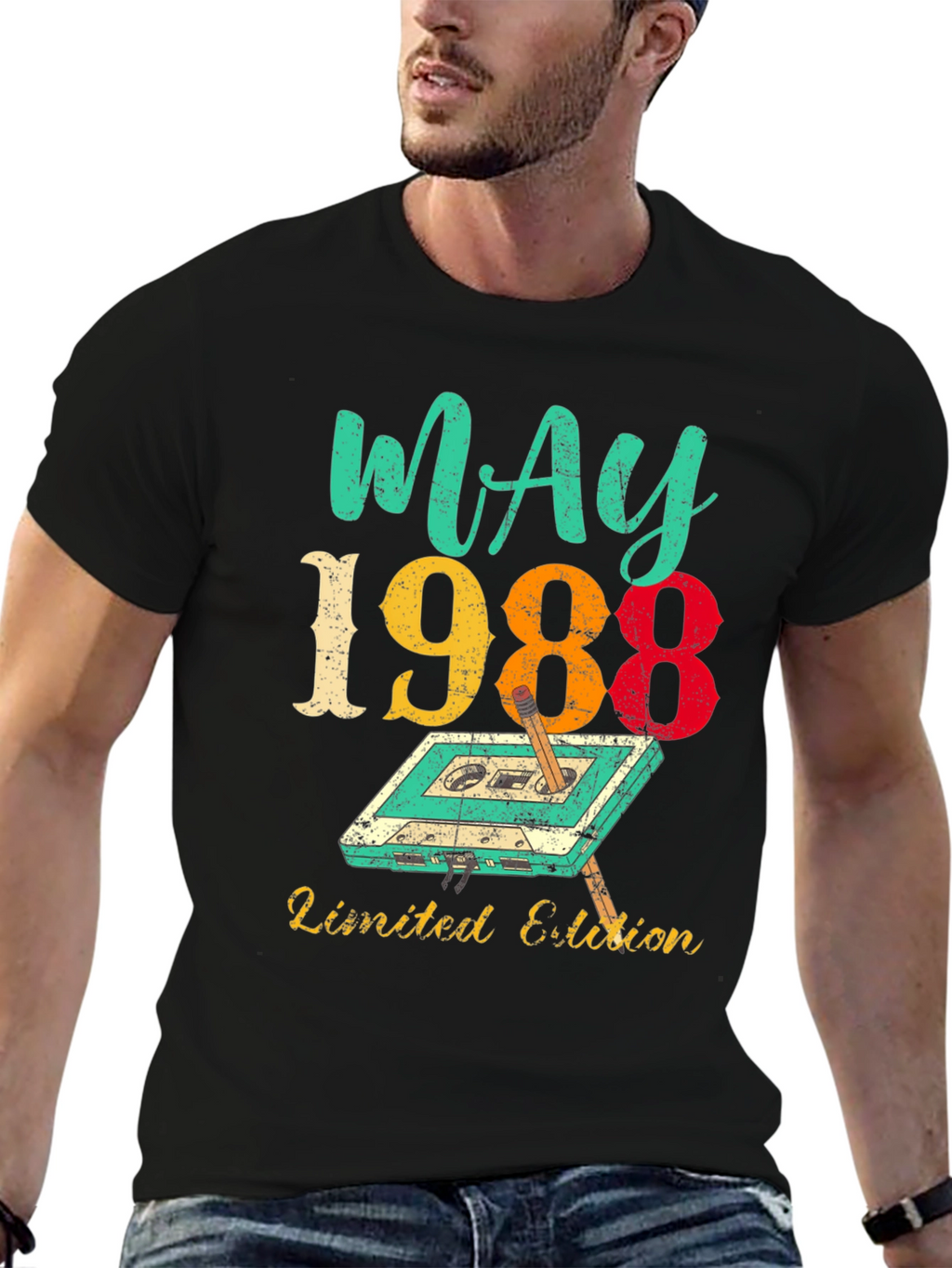 May 1988 Limited Edition Cassette Tape T-Shirt