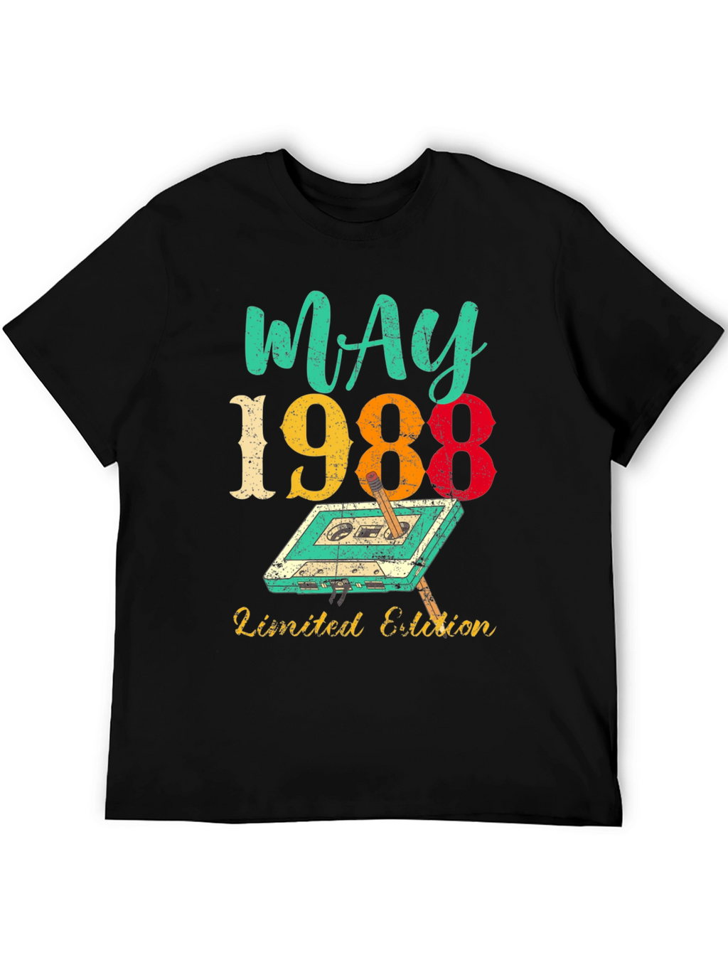 May 1988 Limited Edition Cassette Tape T-Shirt