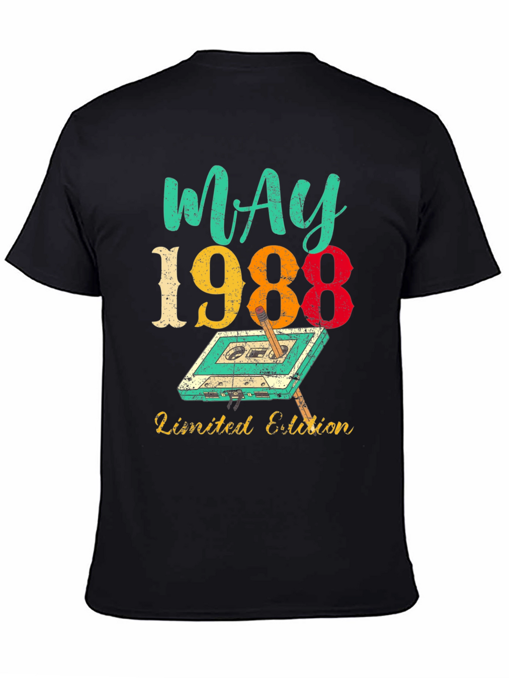 May 1988 Limited Edition Cassette Tape T-Shirt
