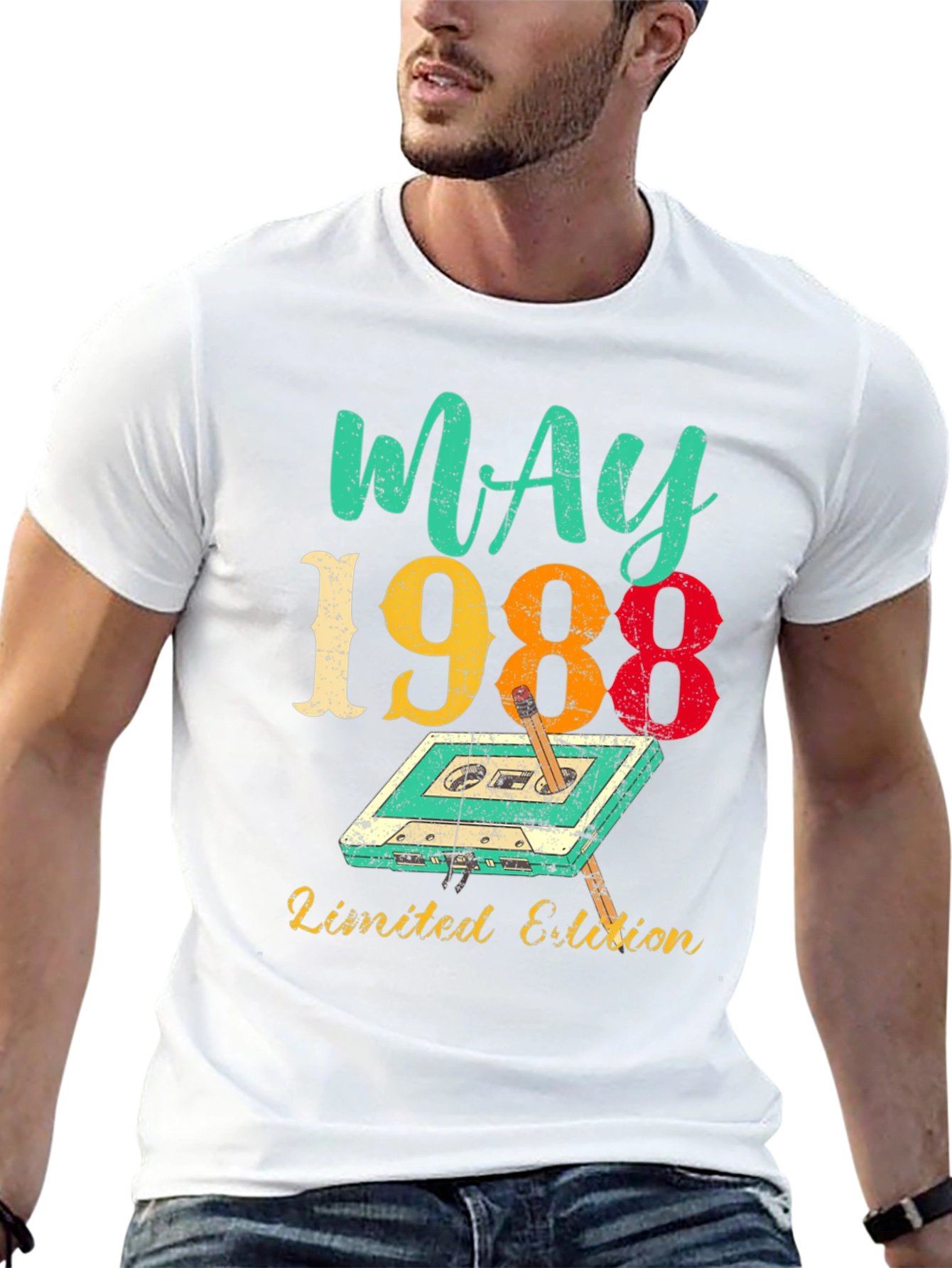 May 1988 Limited Edition Cassette Tape T-Shirt