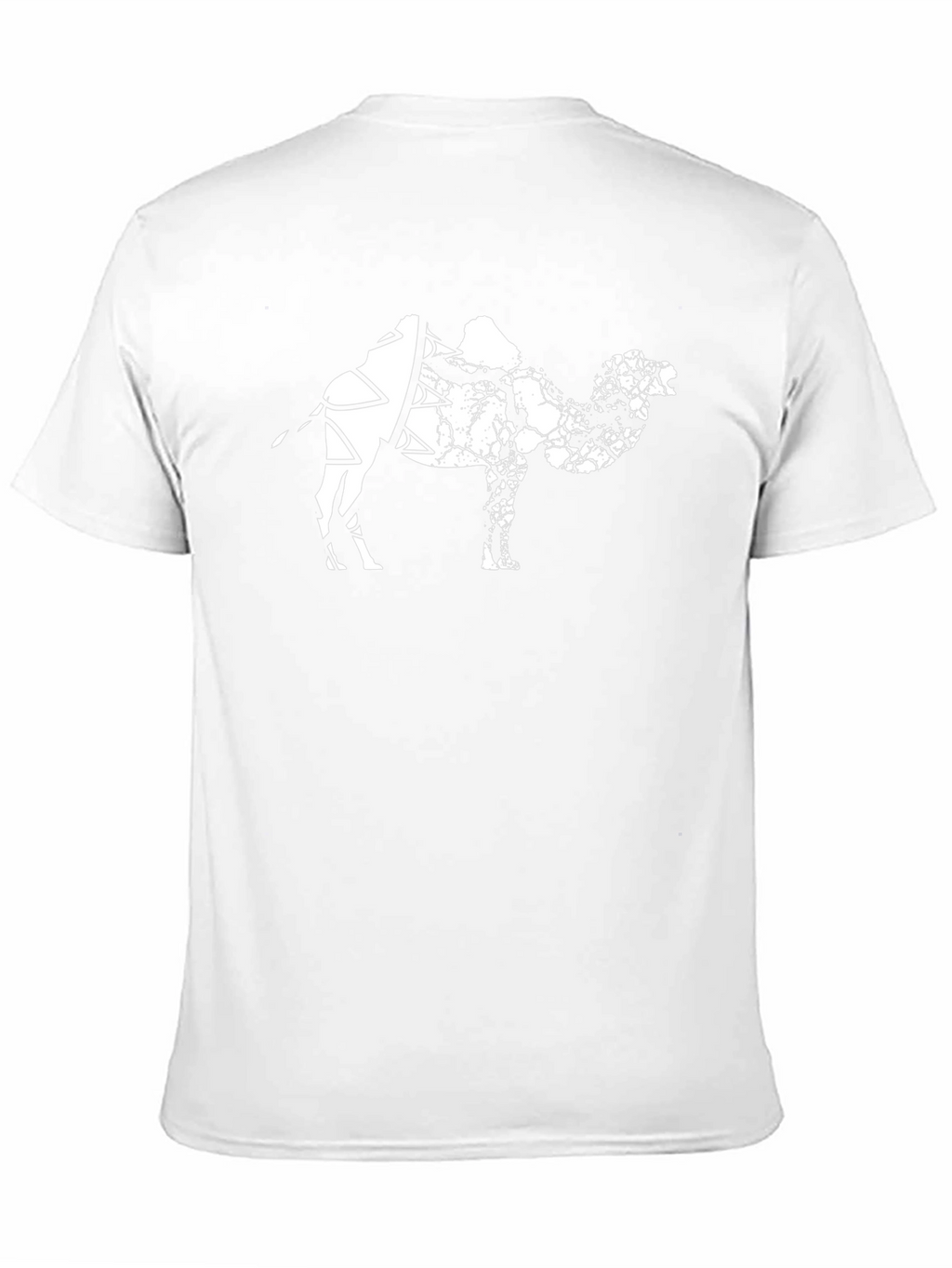 Camel Graphic T-Shirt - Black Cotton Tee
