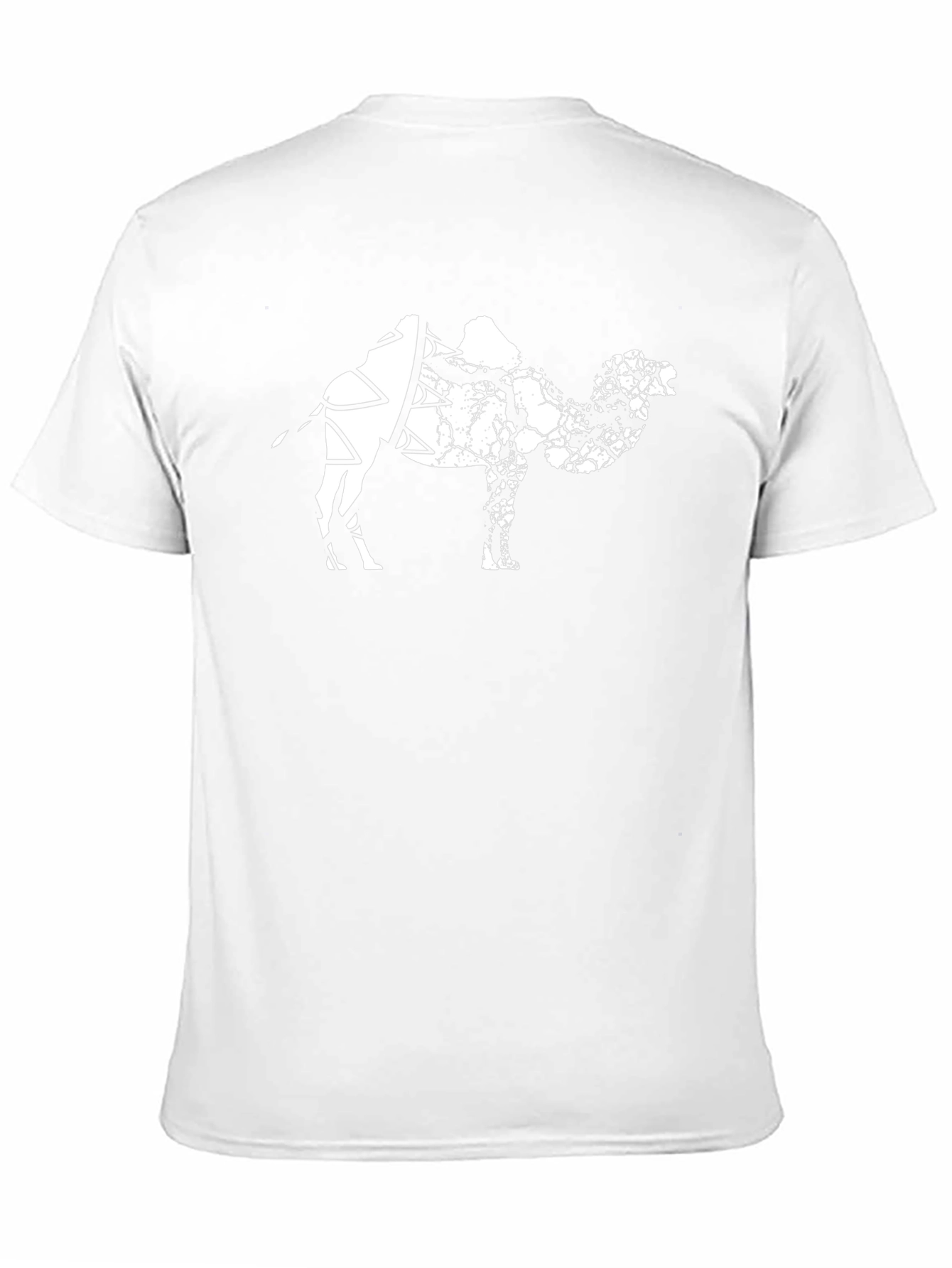 Camel Graphic T-Shirt - Black Cotton Tee