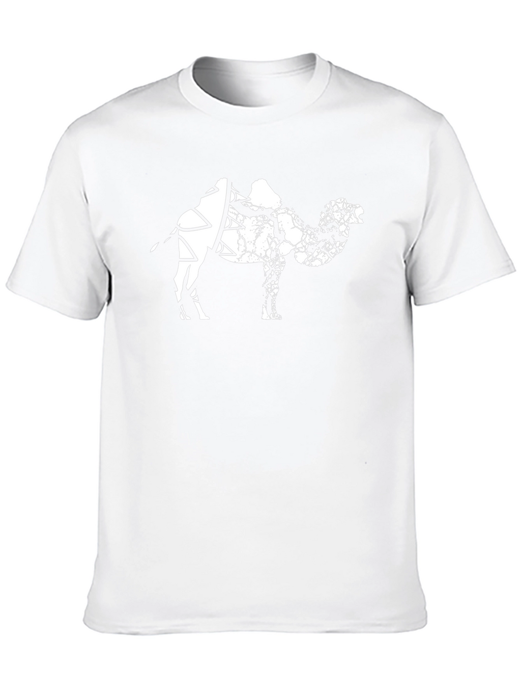 Camel Graphic T-Shirt - Black Cotton Tee