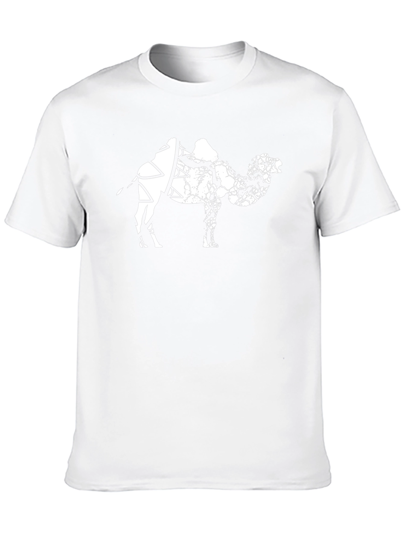 Camel Graphic T-Shirt - Black Cotton Tee