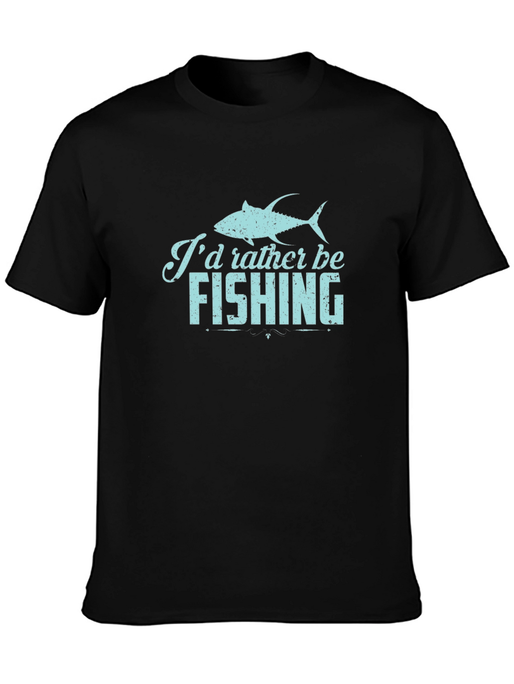 Id Rather Be Fishing Graphic Tee