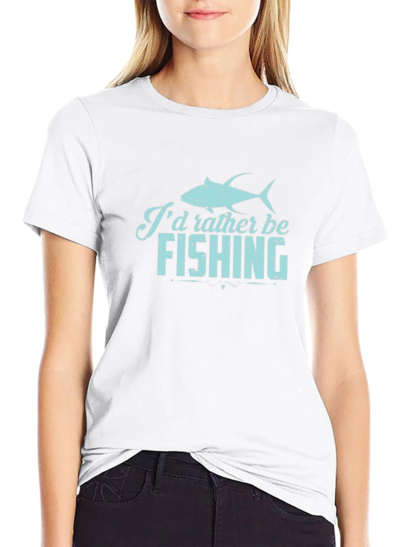 Id Rather Be Fishing Graphic Tee