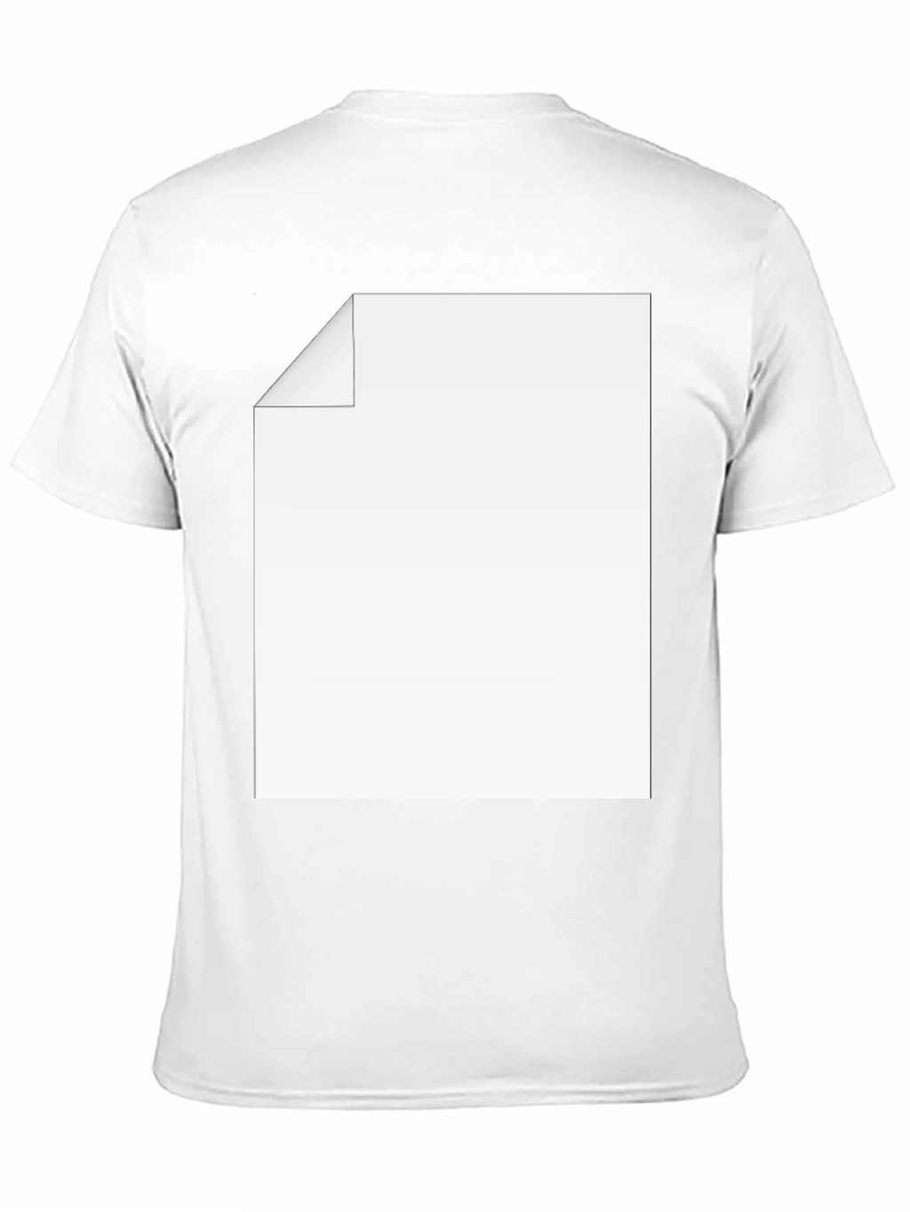 Mens Black Tee with Customizable Graphic