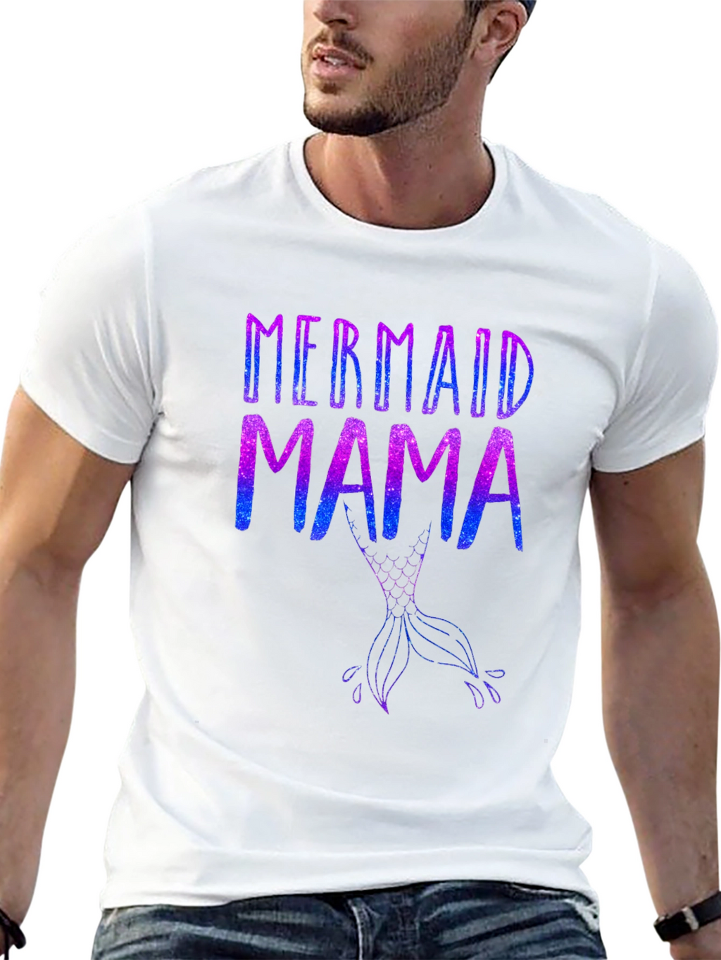 Mermaid Mama Graphic T-Shirt