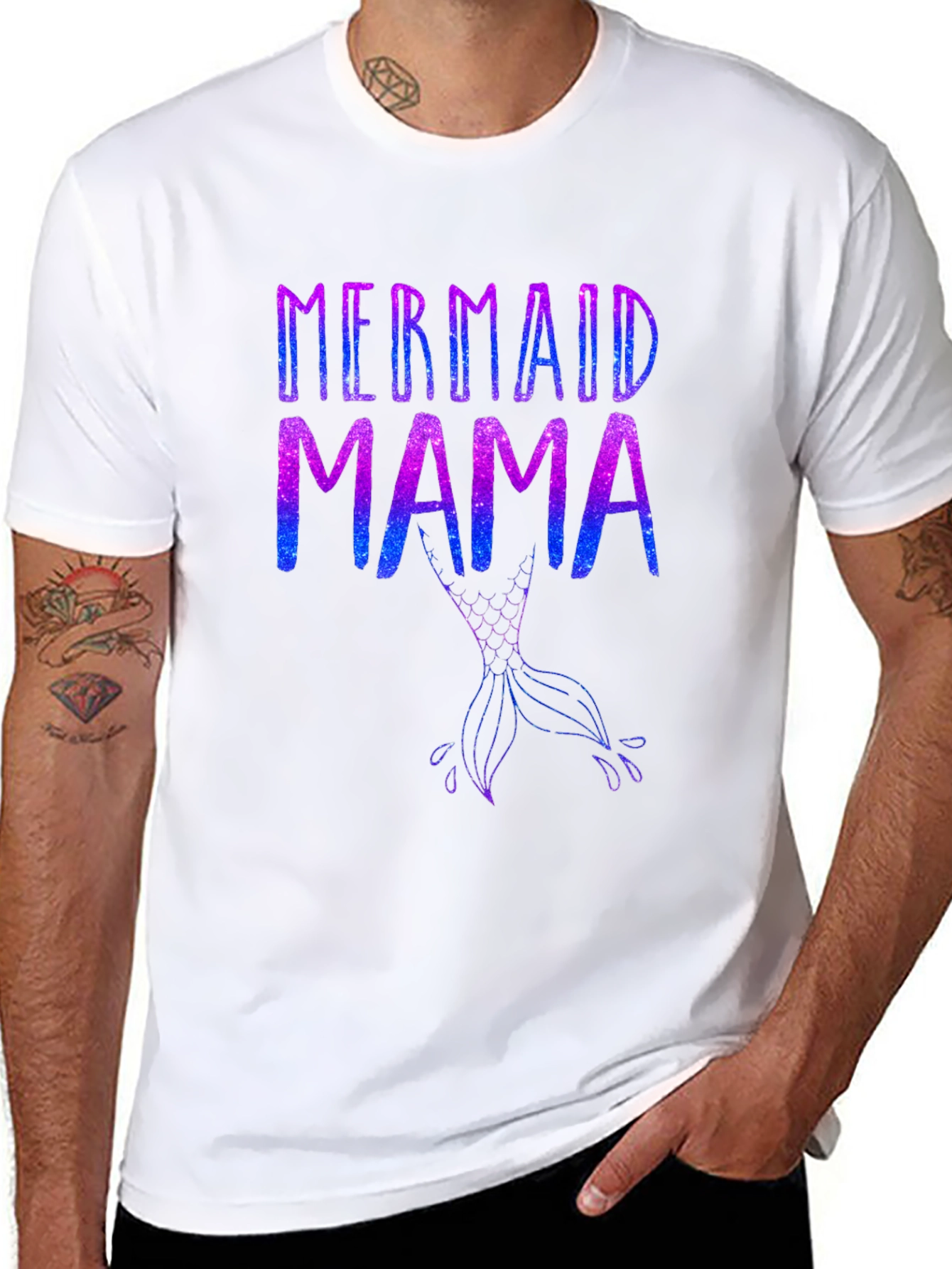 Mermaid Mama Graphic T-Shirt