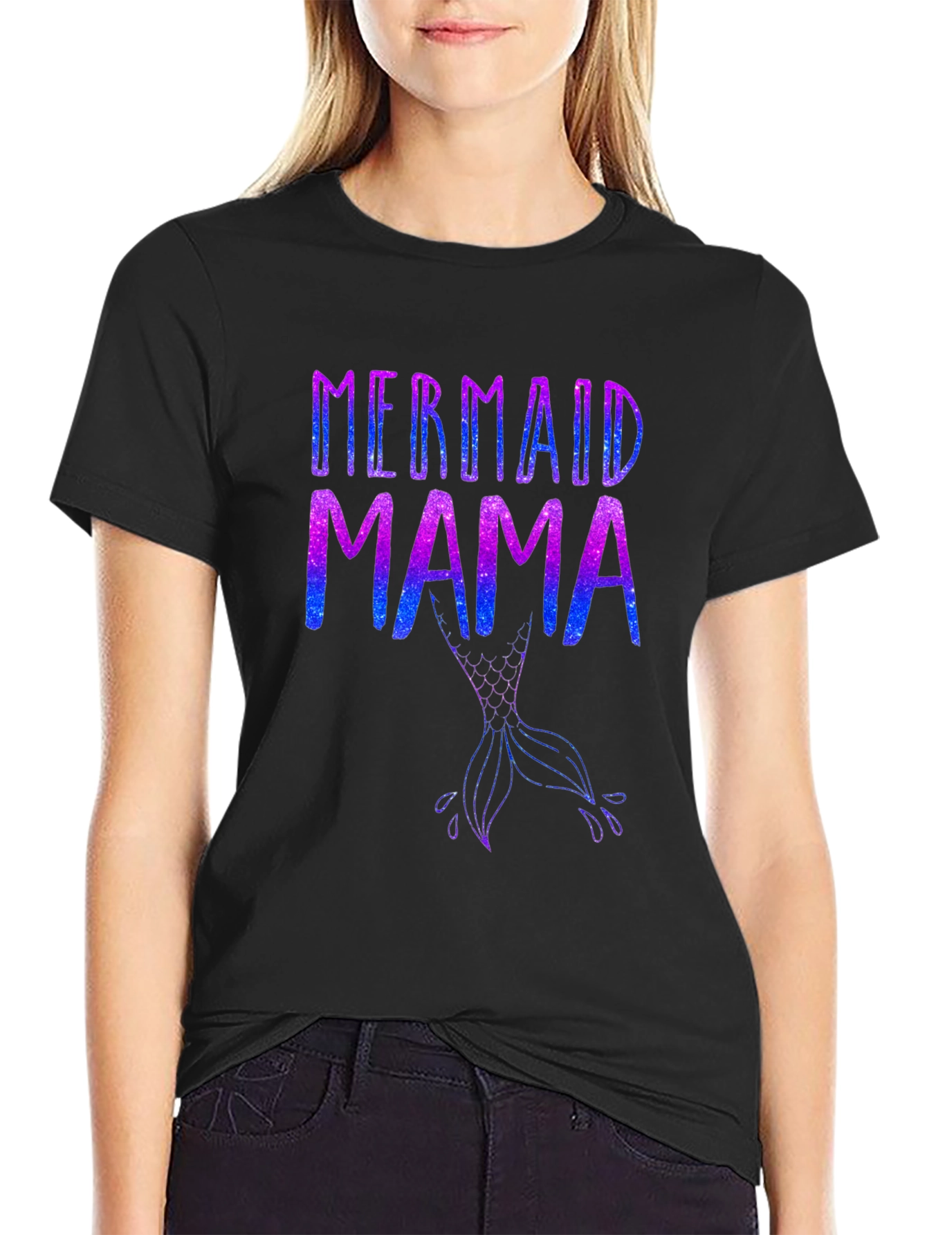 Mermaid Mama Graphic T-Shirt