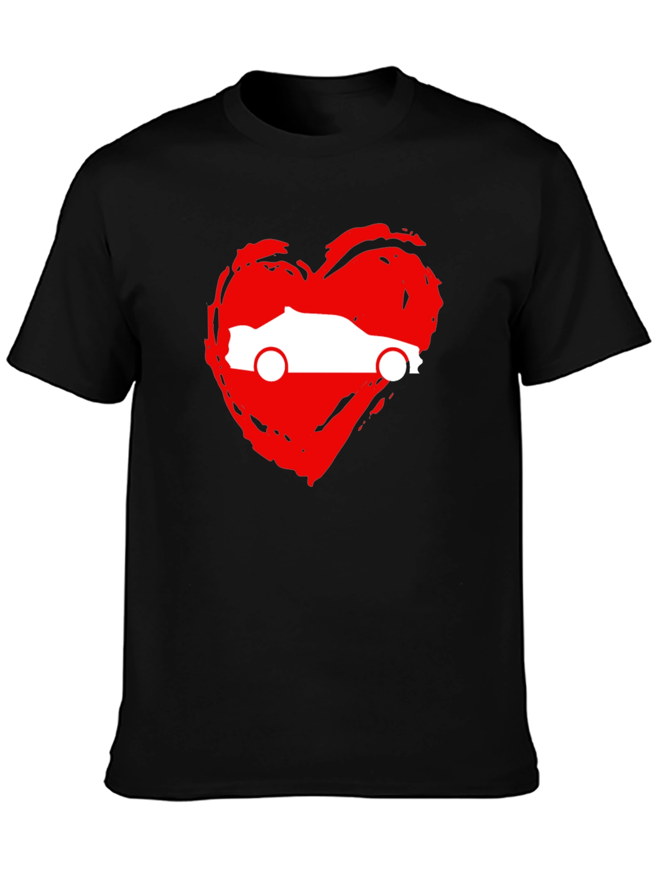 Car Love Heart T-Shirt - Graphic Tee