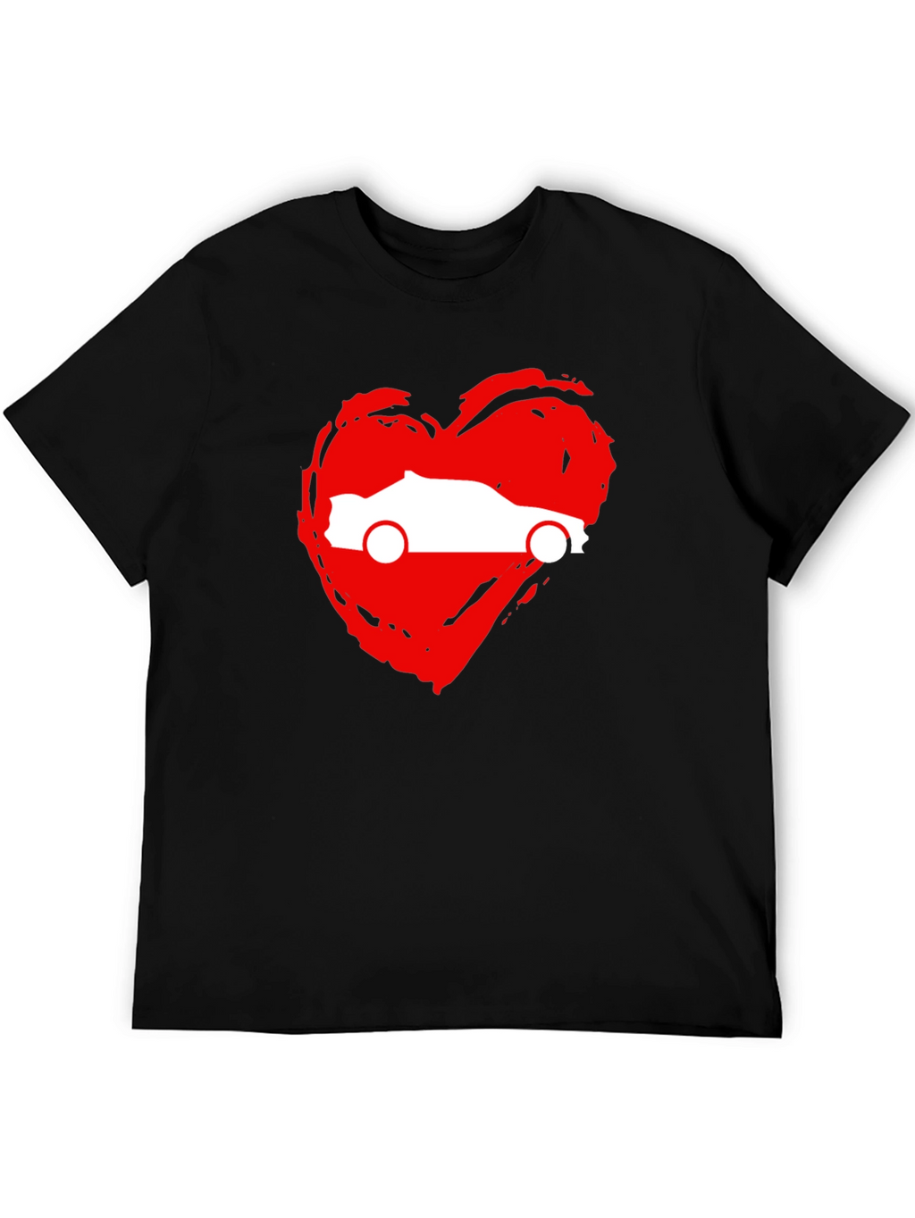 Car Love Heart T-Shirt - Graphic Tee